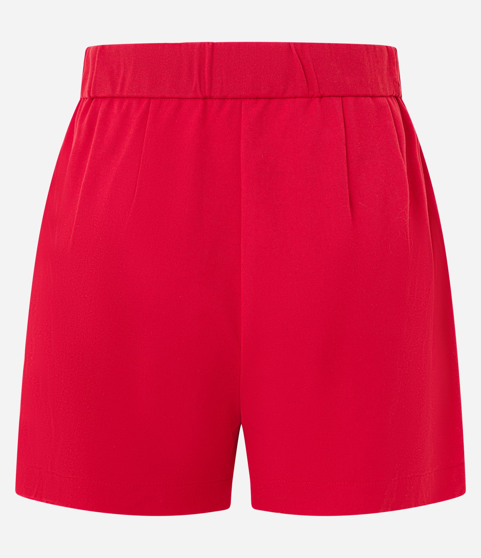 Short Alfaiatado com Pregas e Bolsos Vermelho 6