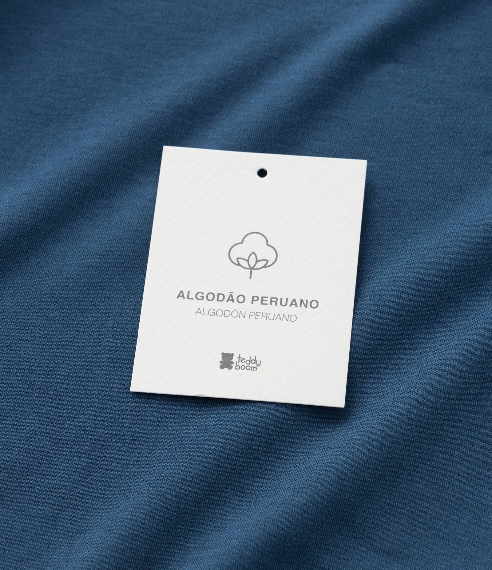 Body Básico Infantil em Algodão Peruano - Tam RN a 18 meses Azul 6