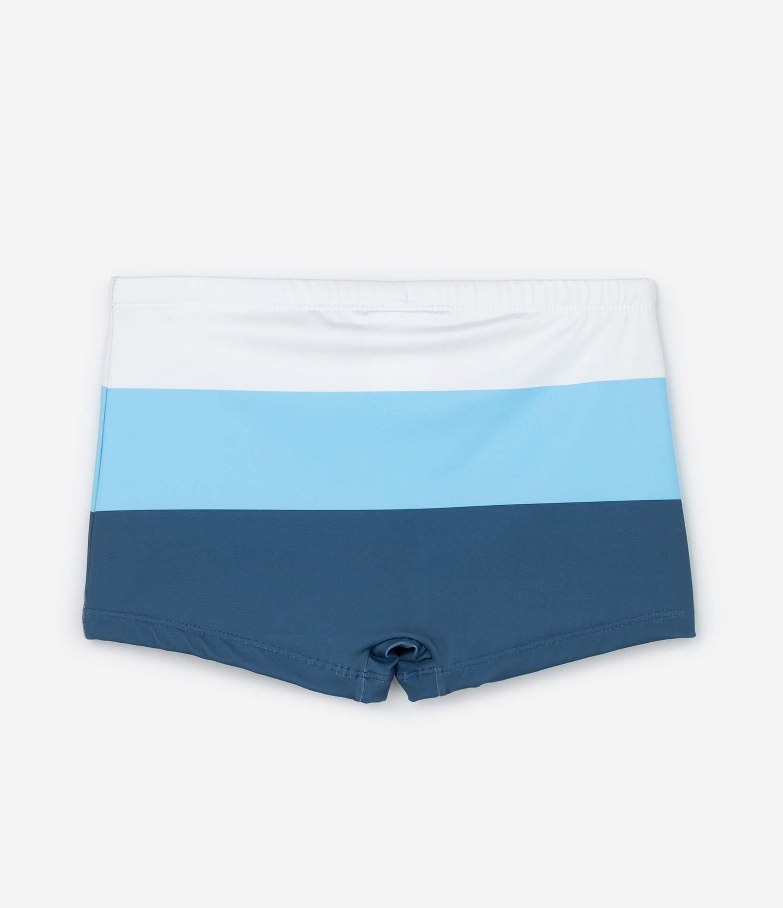 Sunga Infantil com Estampa Blocos de Cor - Tam 5 a 14 Anos Azul 2