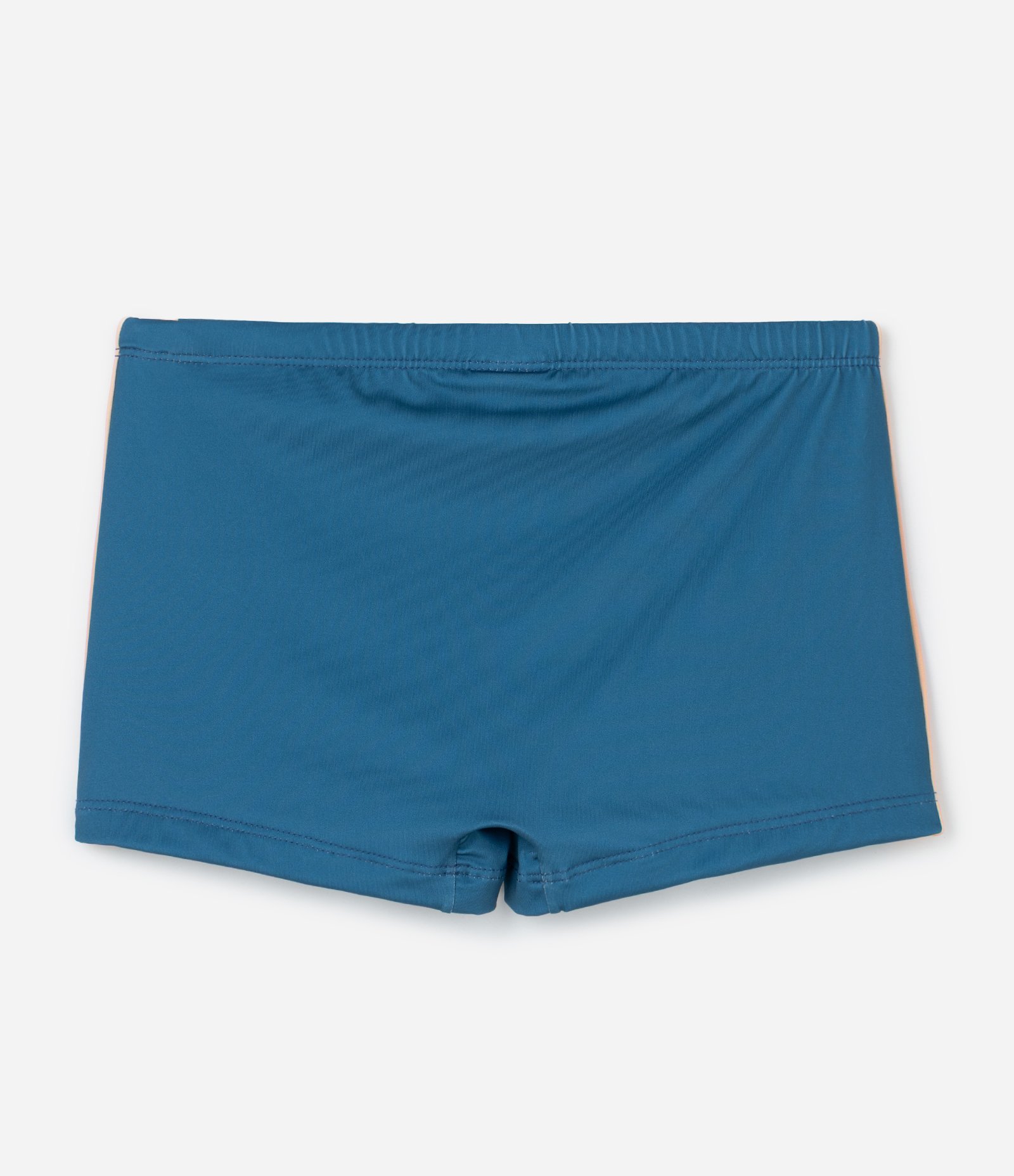 Sunga Boxer Infantil com Recorte Lateral - Tam 5 a 14 Anos Azul 2