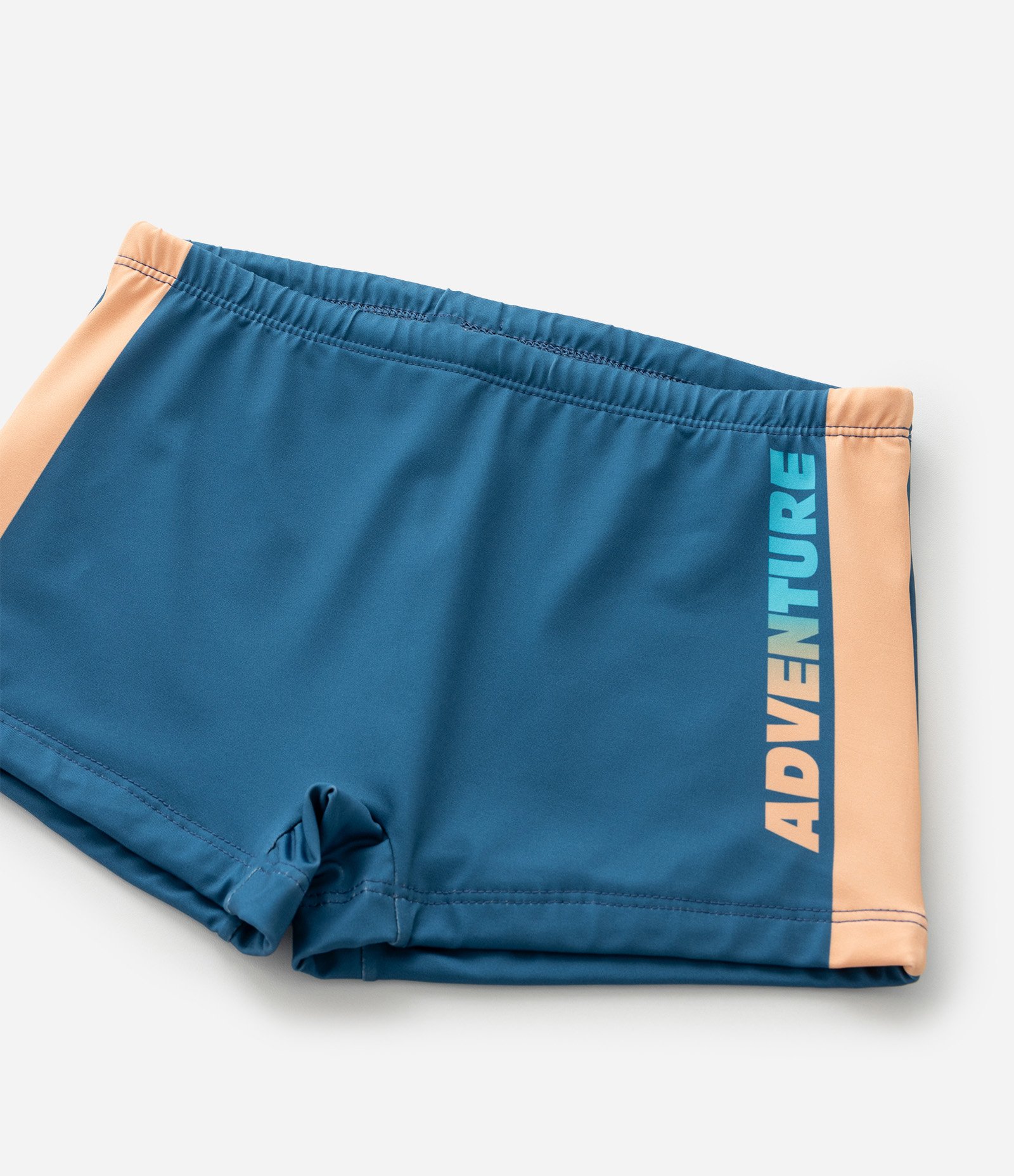 Sunga Boxer Infantil com Recorte Lateral - Tam 5 a 14 Anos Azul 5