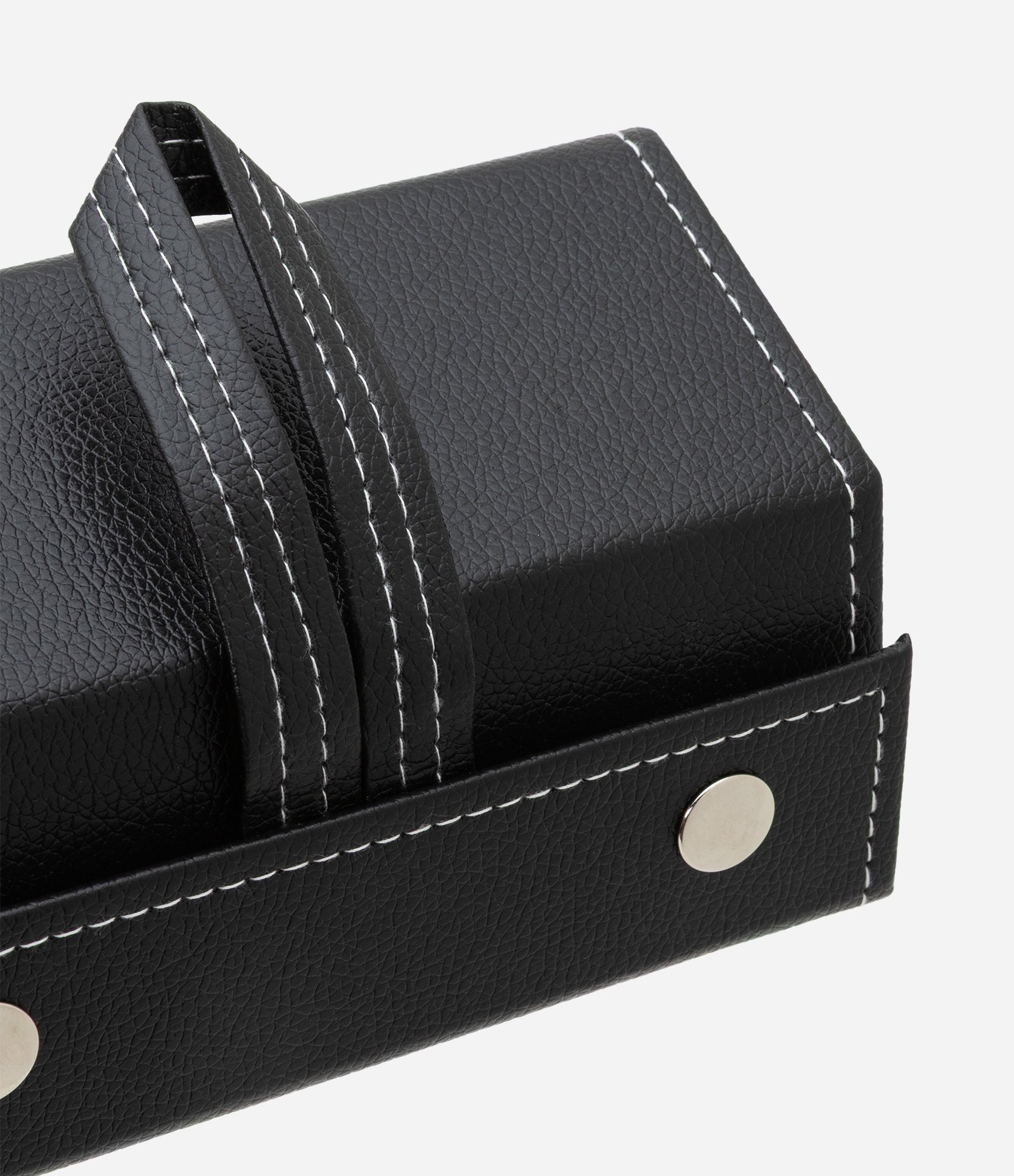 Estojo de Óculos com 03 Divisórias e Alça Preto 4