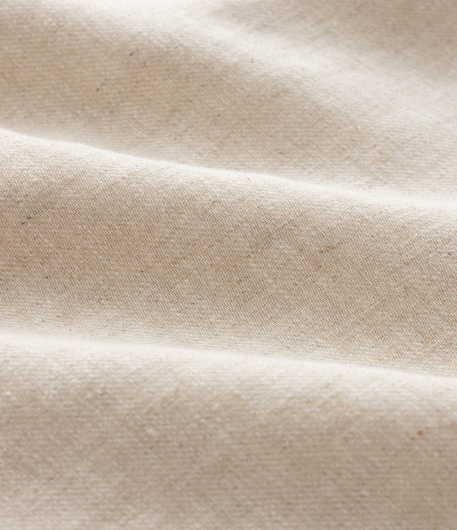 Camisa Comfort Bata em Linho com Gola Padre Bege Claro 9