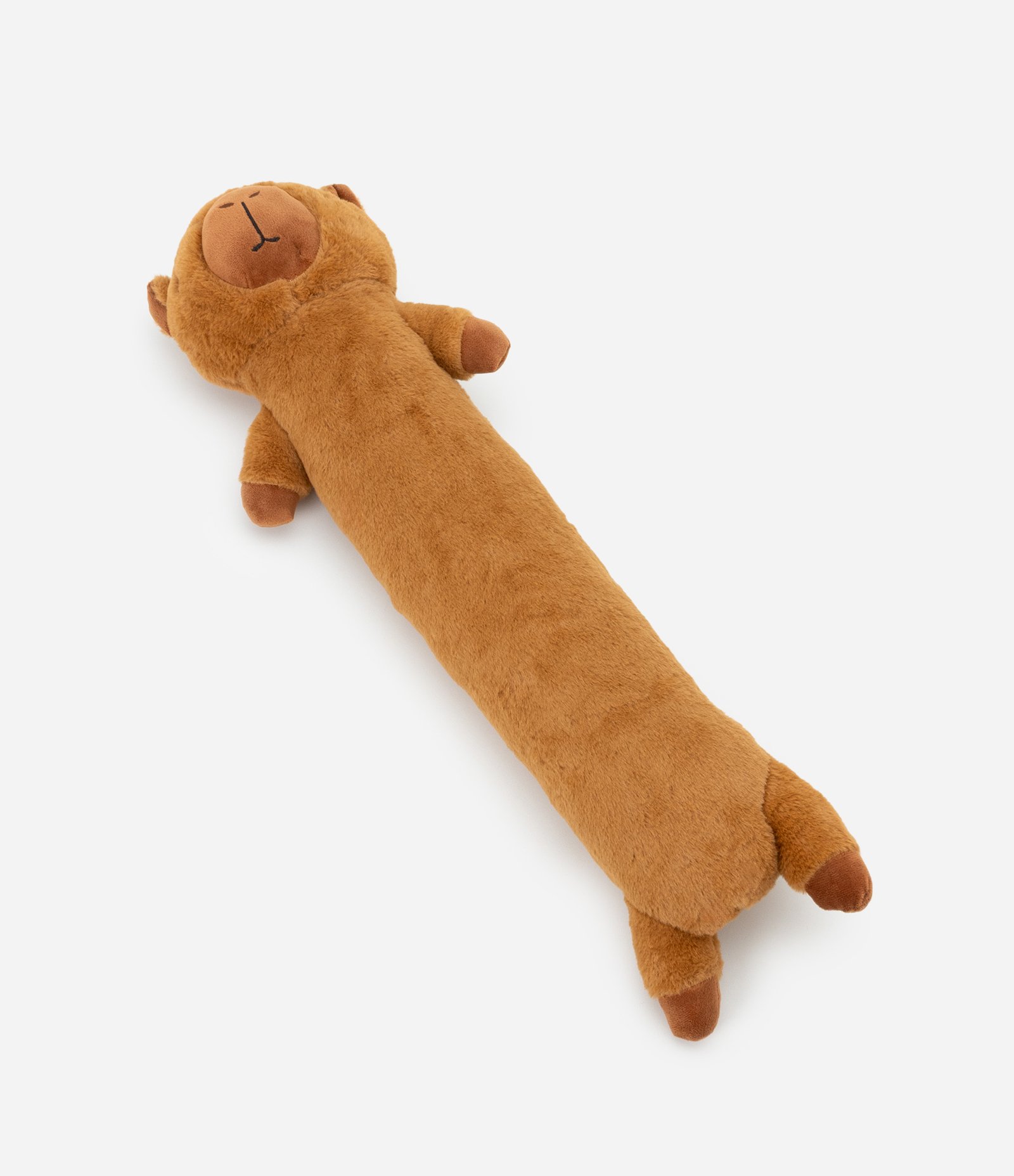 Almofada de Rolo com Forma de Capivara Marrom 2