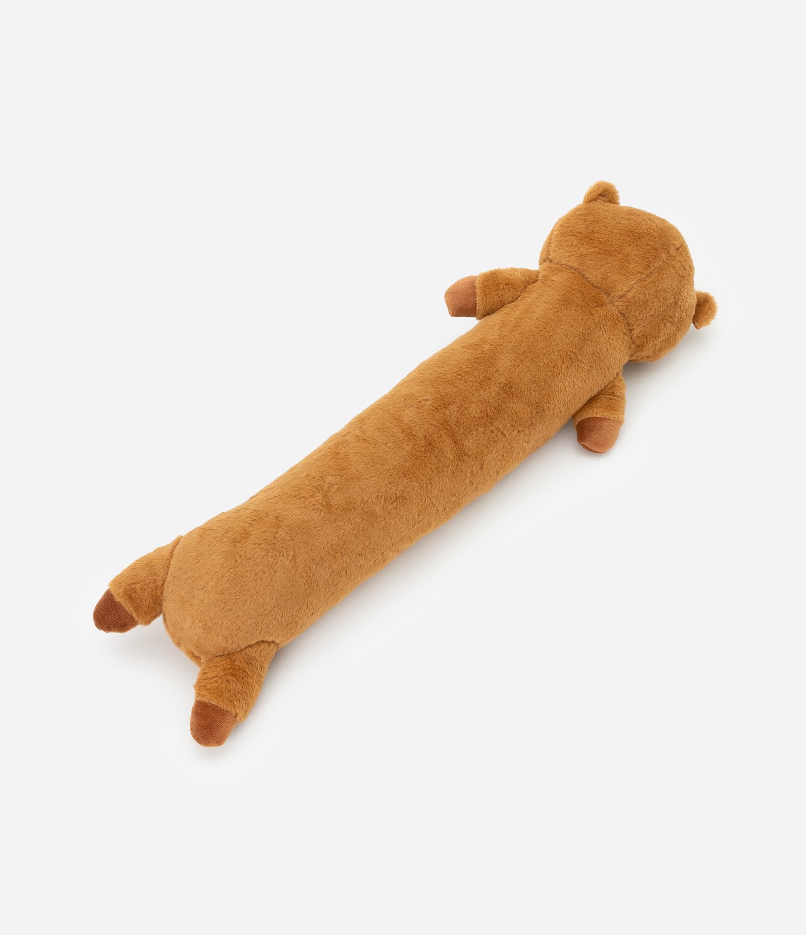 Almofada de Rolo com Forma de Capivara Marrom 3