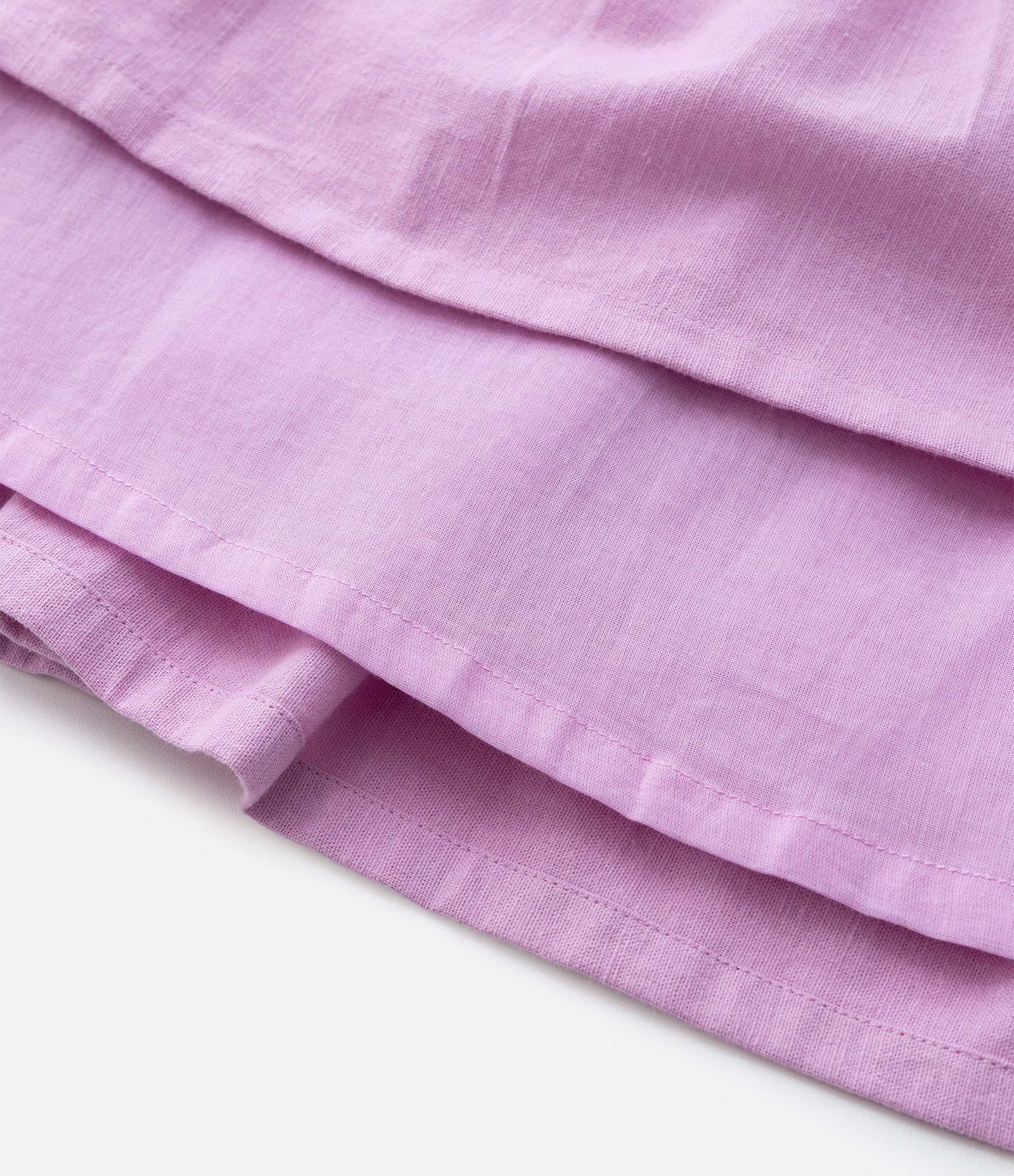 Vestido Infantil em Tricoline com Laço nas Costas - Tam 5 a 14 Anos Roxo 4