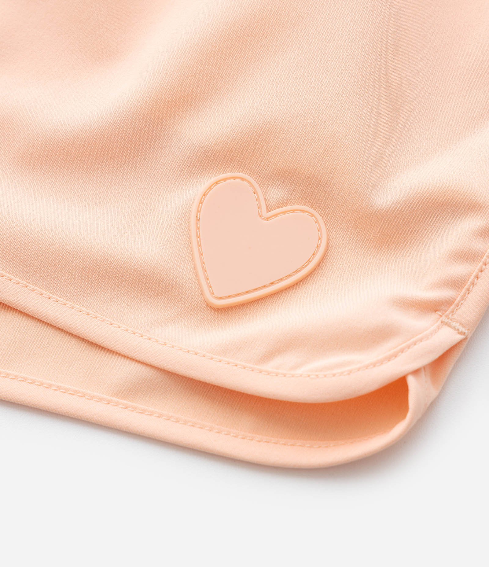 Short Runner Infantil em Microfibra com Amarração - Tam 5 a 14 Anos Laranja 6