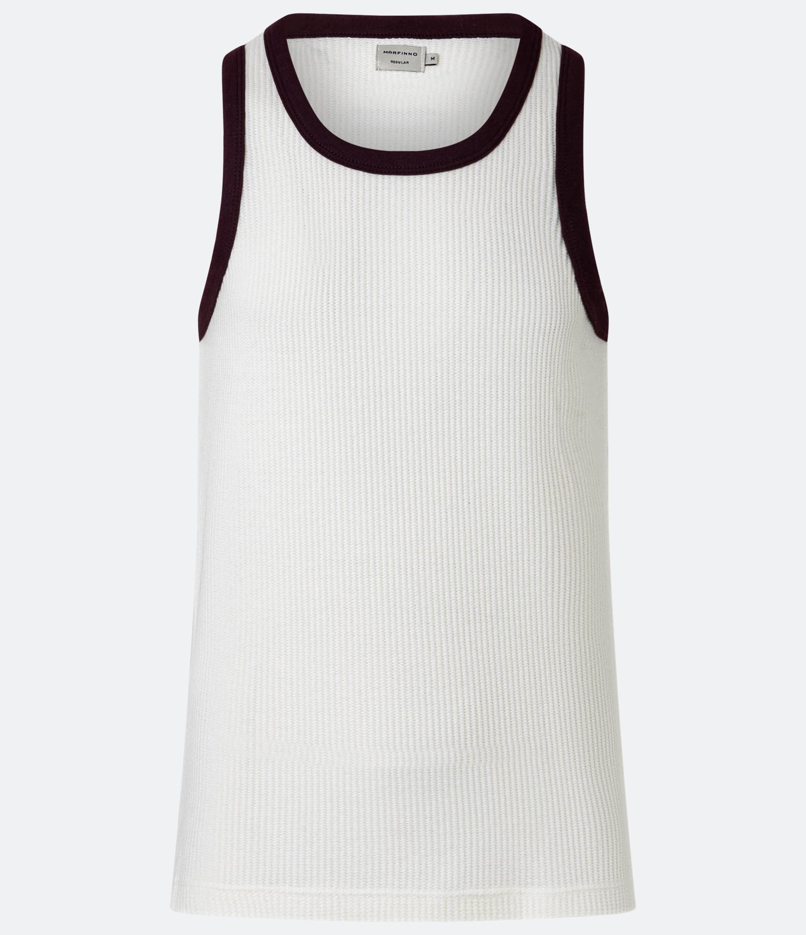 Regata Regular com Viés Contrastante e Texturizada 5