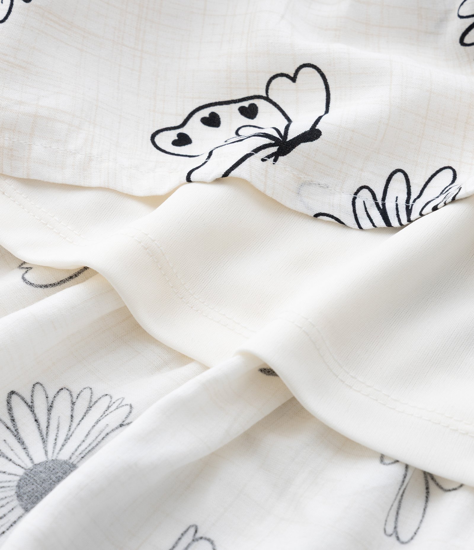 Vestido Infantil com Cut Out e Estampa Floral - Tam 5 a 14 Anos Branco 5