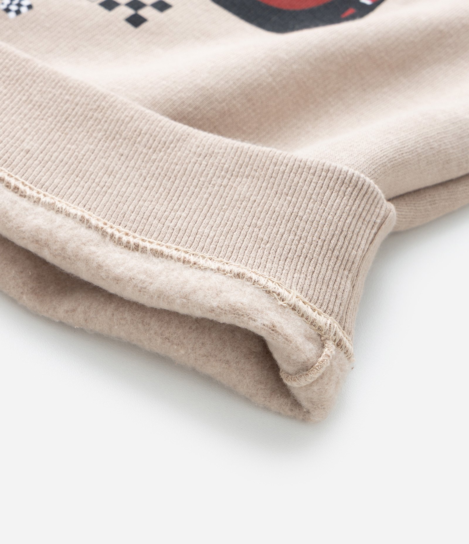 Casaco Infantil com Estampa do McQueen de Carros - Tam 2 a 8 Anos Bege 4