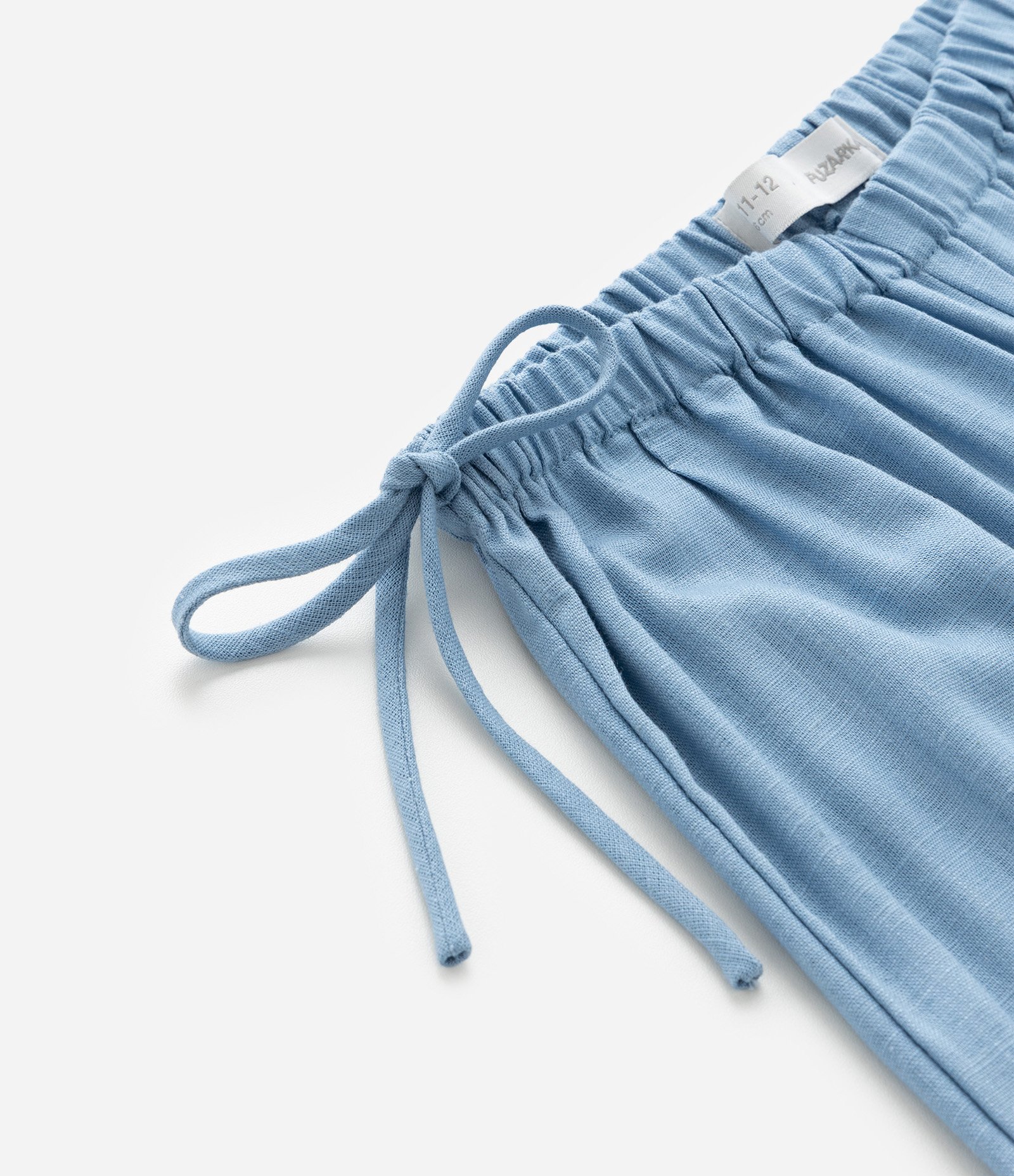 Calça Infantil Reta com Bolso Cargo - Tam 5 a 14 Anos Azul 4