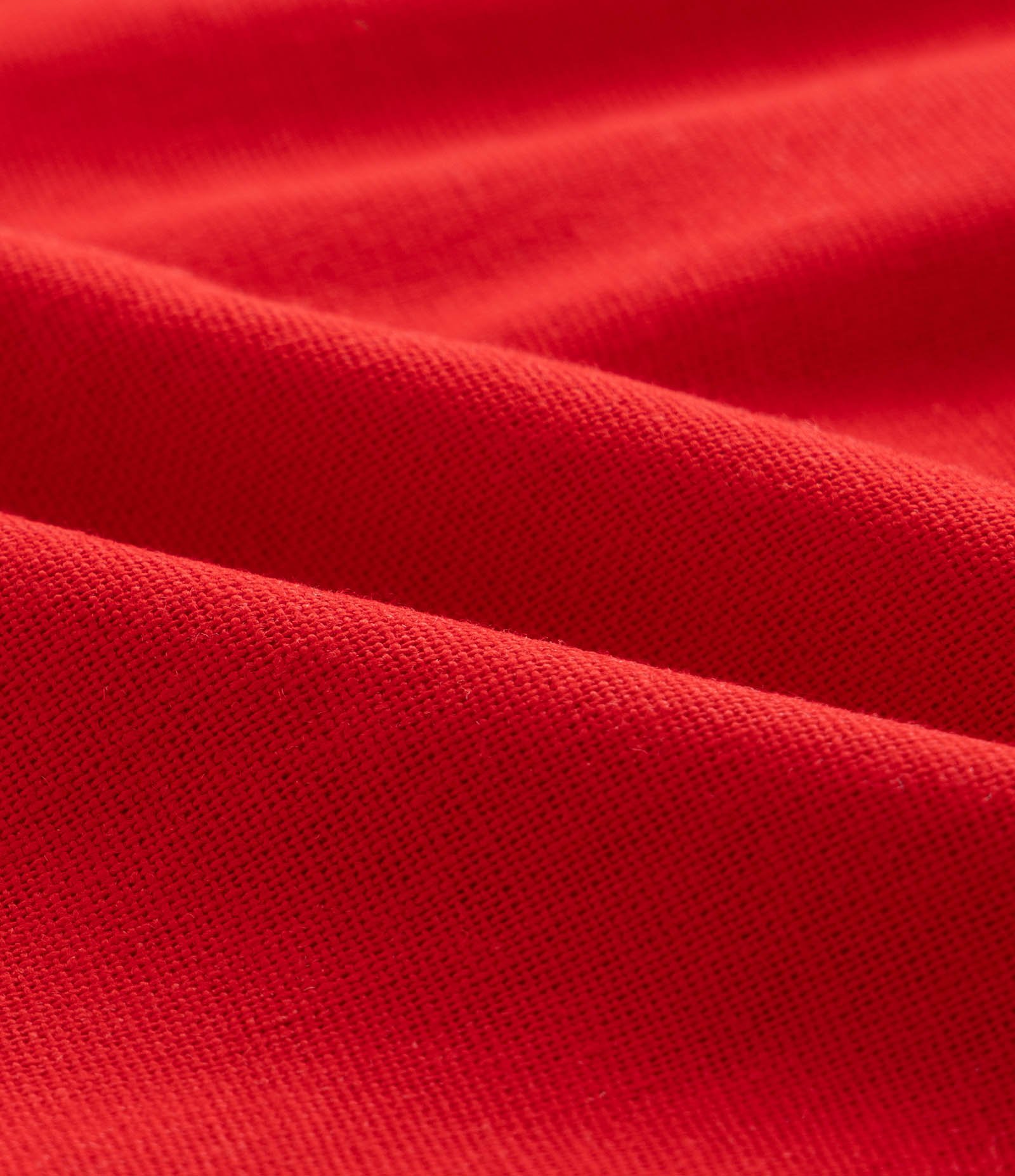 Short Clochard Infantil em Viscolinho - Tam 5 a 14 Anos Vermelho 3