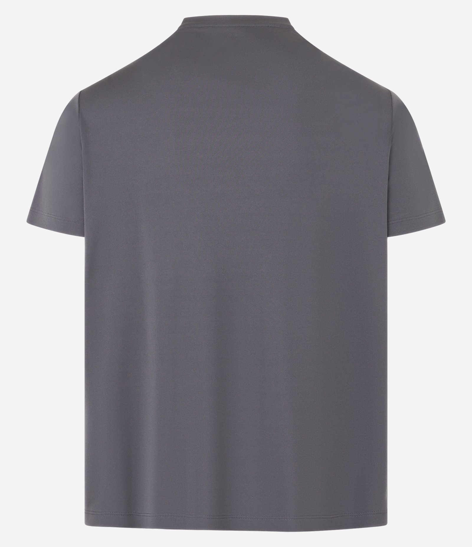 Camiseta Esportiva Regular com Tecnologia Dry e Estampa Corrida Cinza 9