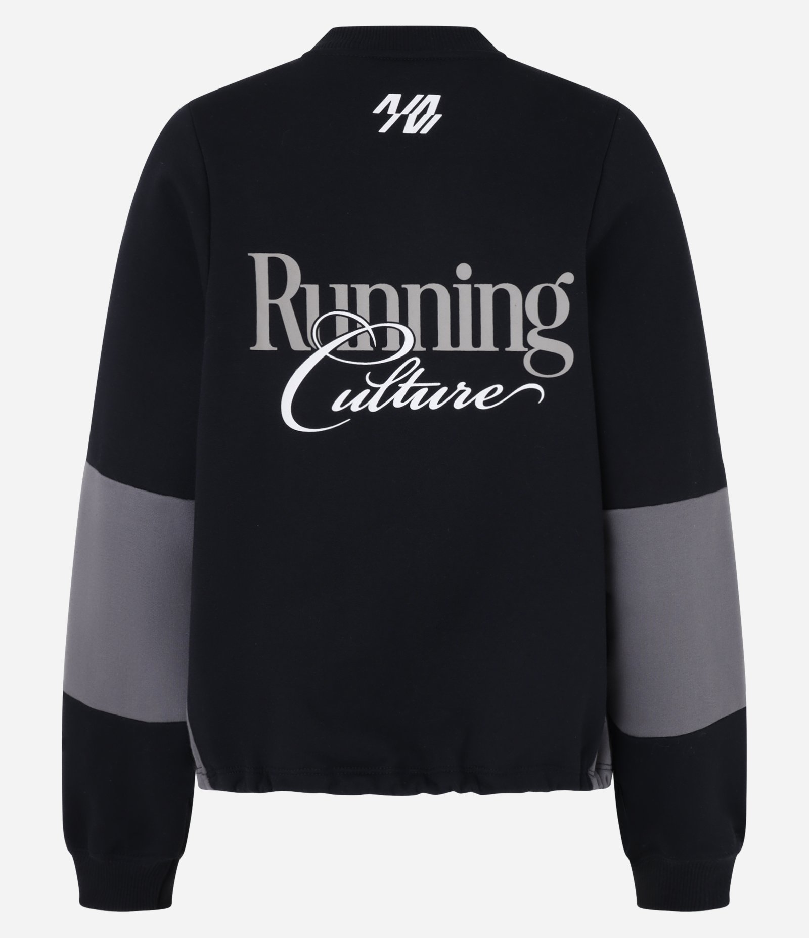 Moletom com Forro Fleece e Lettering com Recortes Running Culture Preto 7