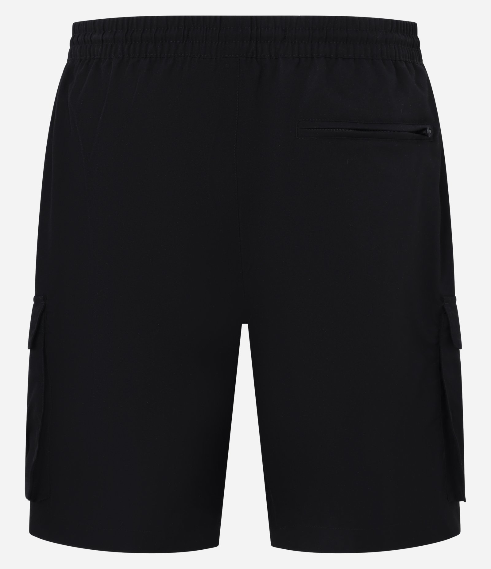Bermuda Baggy com Bolso Cargo com Zíper Preto 6