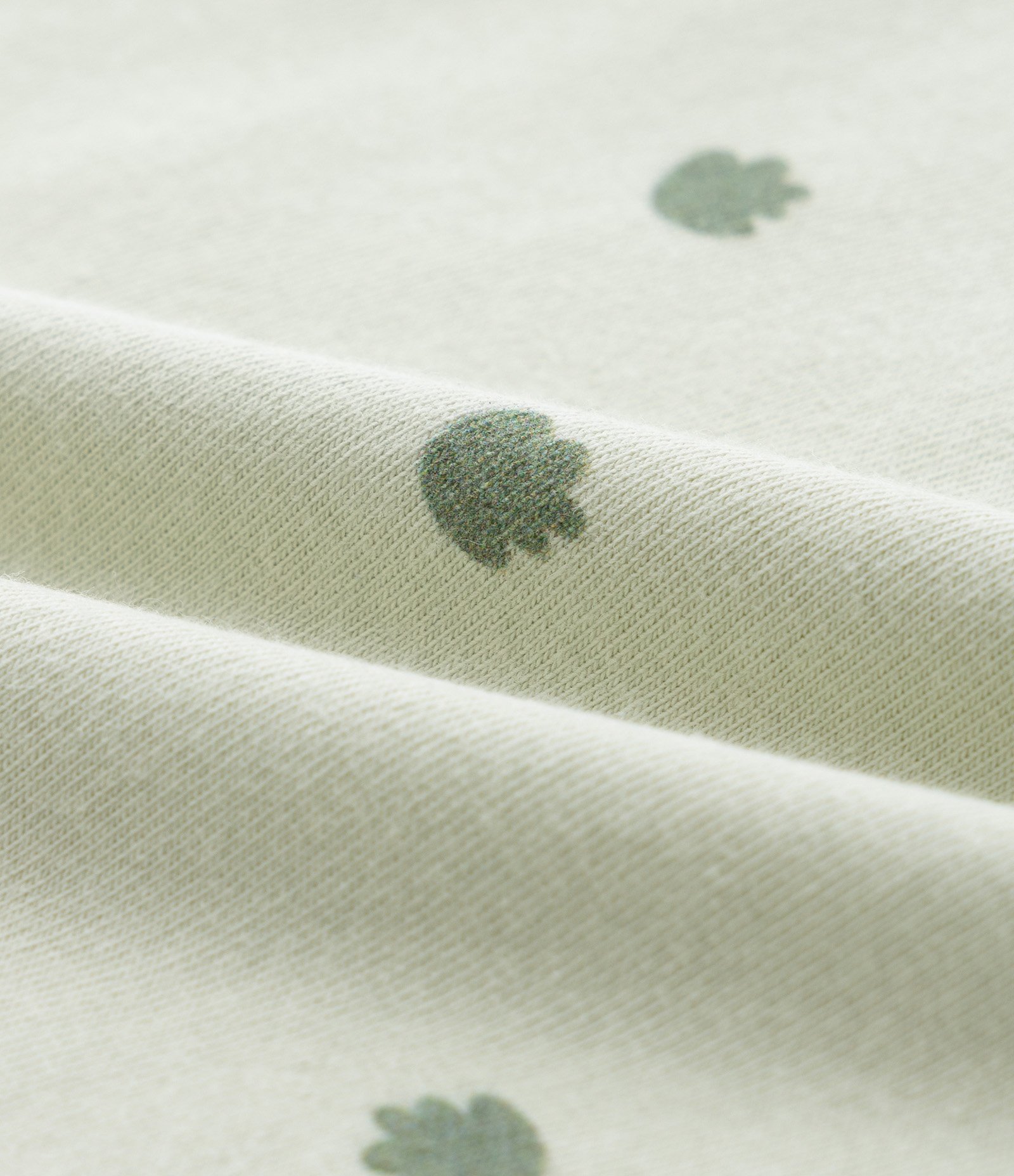 Body Infantil com Estampa de Folhagens - Tam RN a 18 meses Verde 4