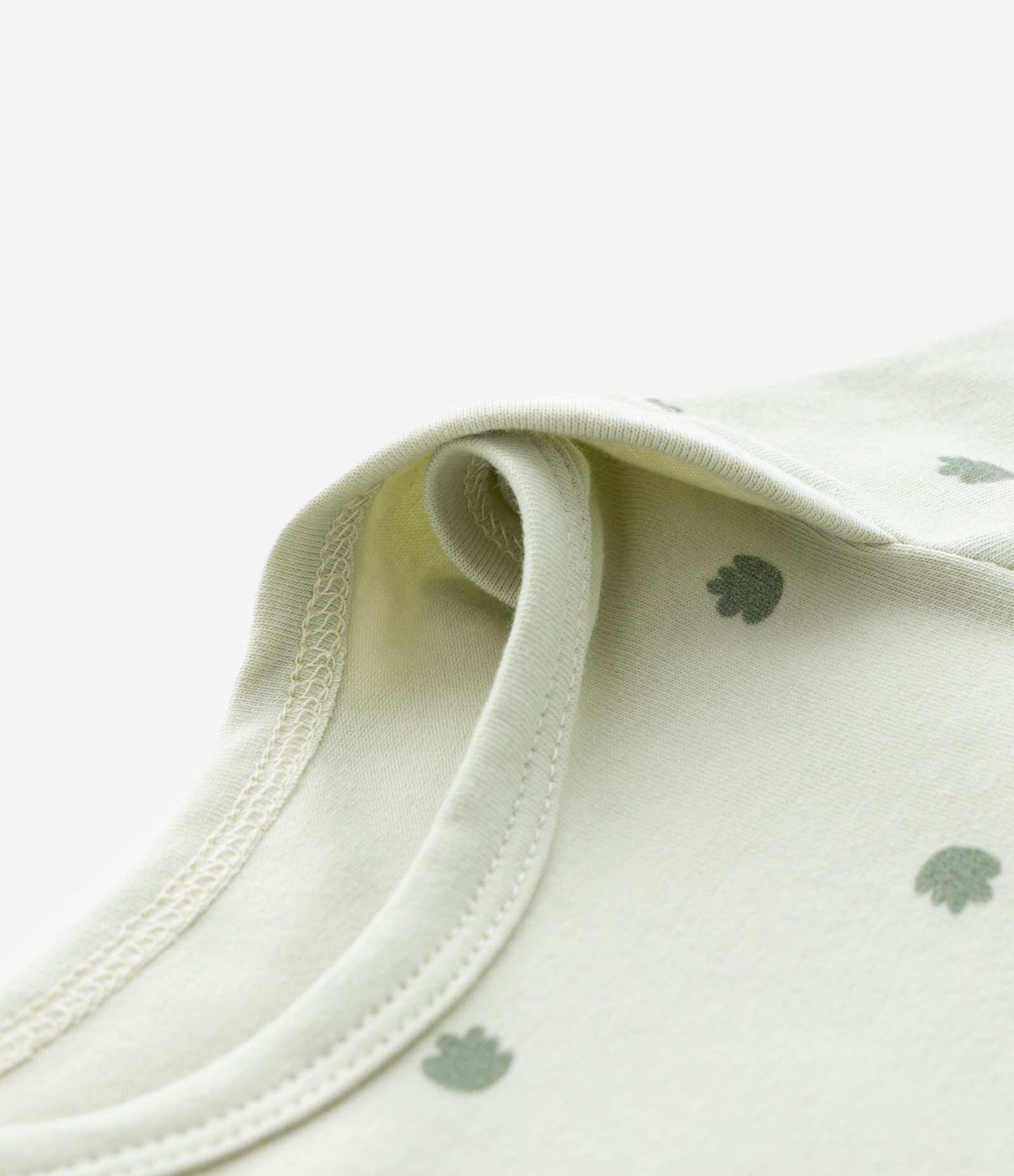 Body Infantil com Estampa de Folhagens - Tam RN a 18 meses Verde 6