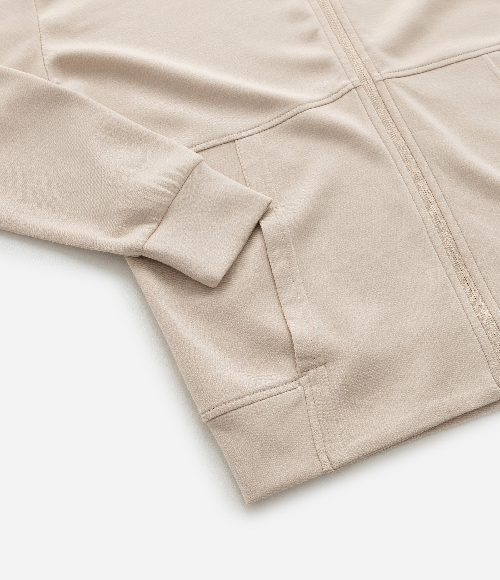 Jaqueta Infantil em Modal com Capuz - Tam 5 a 14 Anos Bege 5