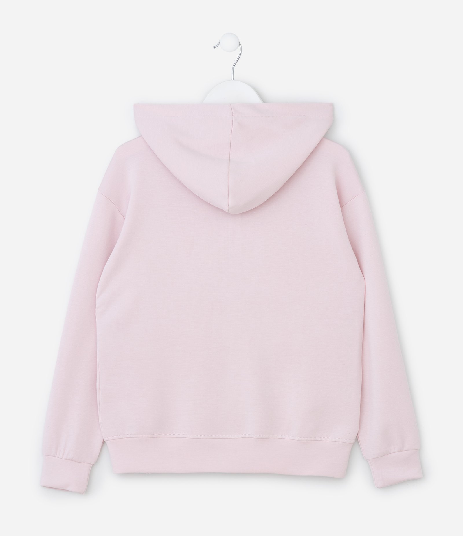 Jaqueta Infantil em Modal com Capuz - Tam 5 a 14 Anos Rosa 2