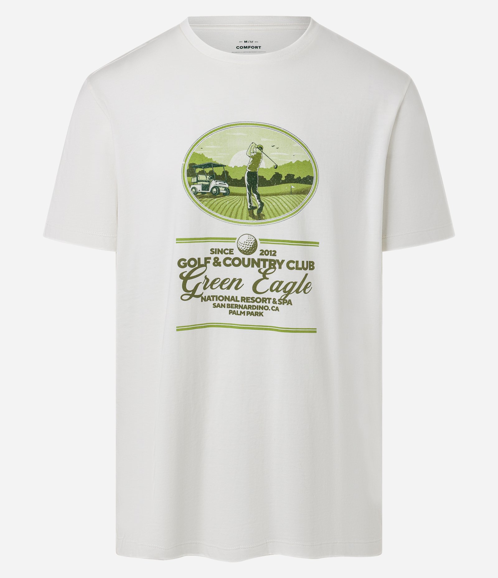 Camiseta Comfort em Algodão com Estampa de Golf e Lettering Off White 6