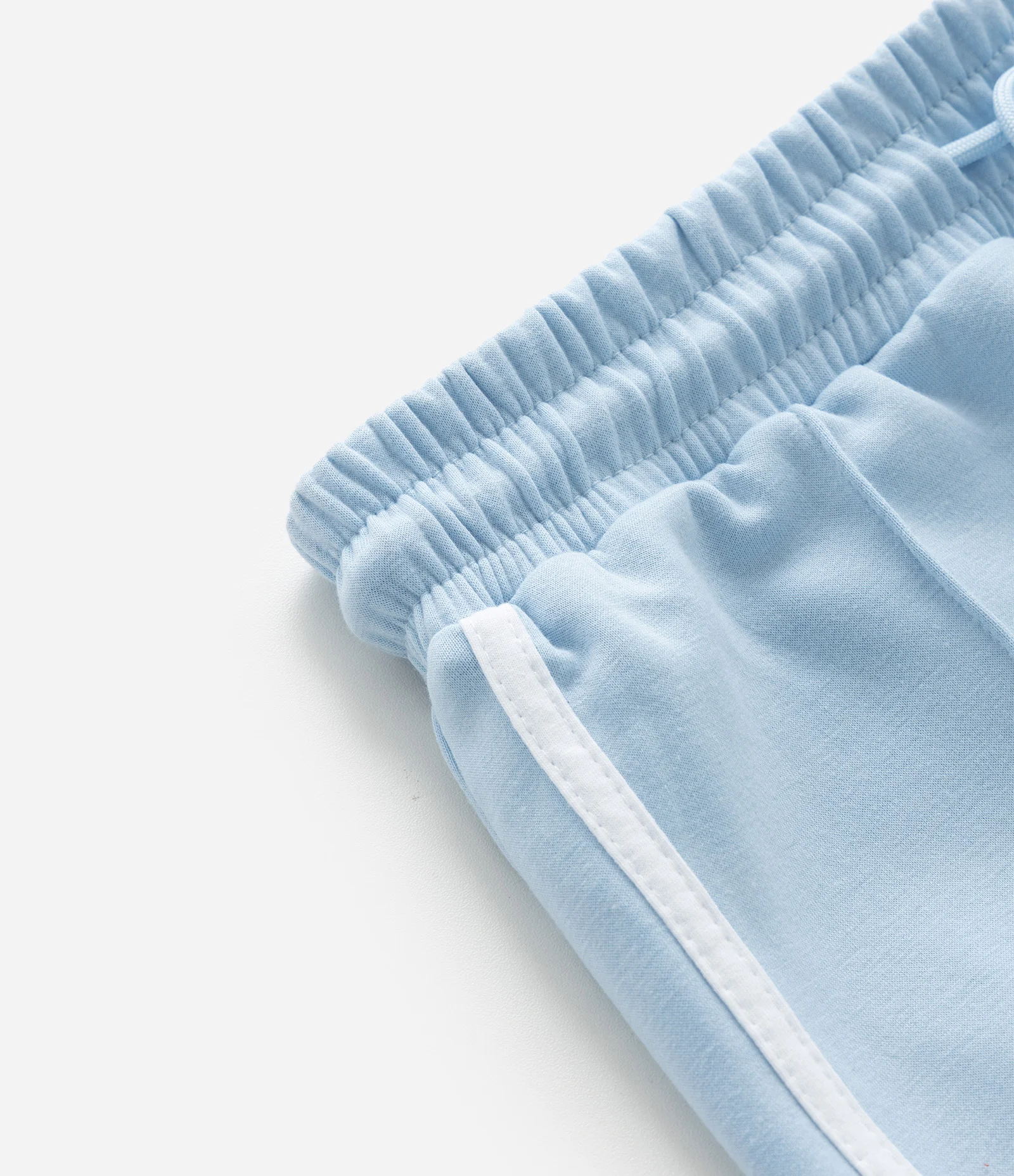 Calça Infantil Wide Leg com Listra Lateral - Tam  5 a  14 Anos Azul 4