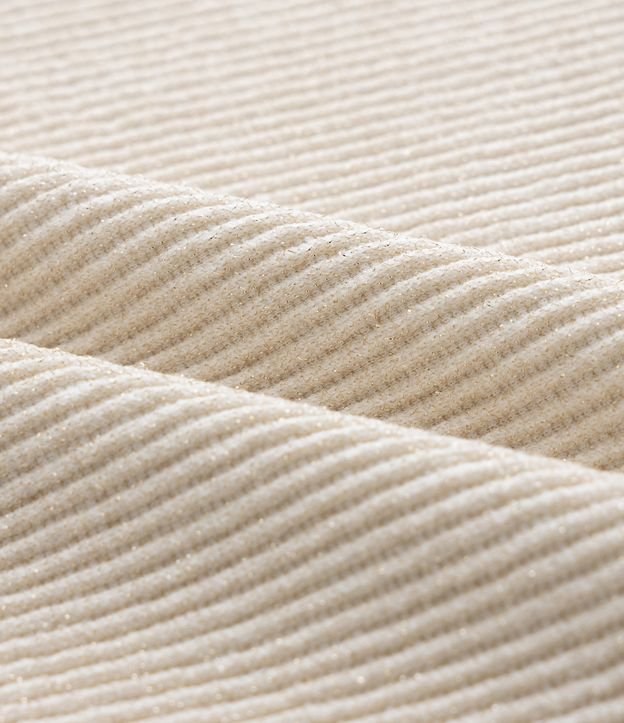 Regata Infantil Seamless com Brilhos e Canelada - Tam 5 a 14 Anos