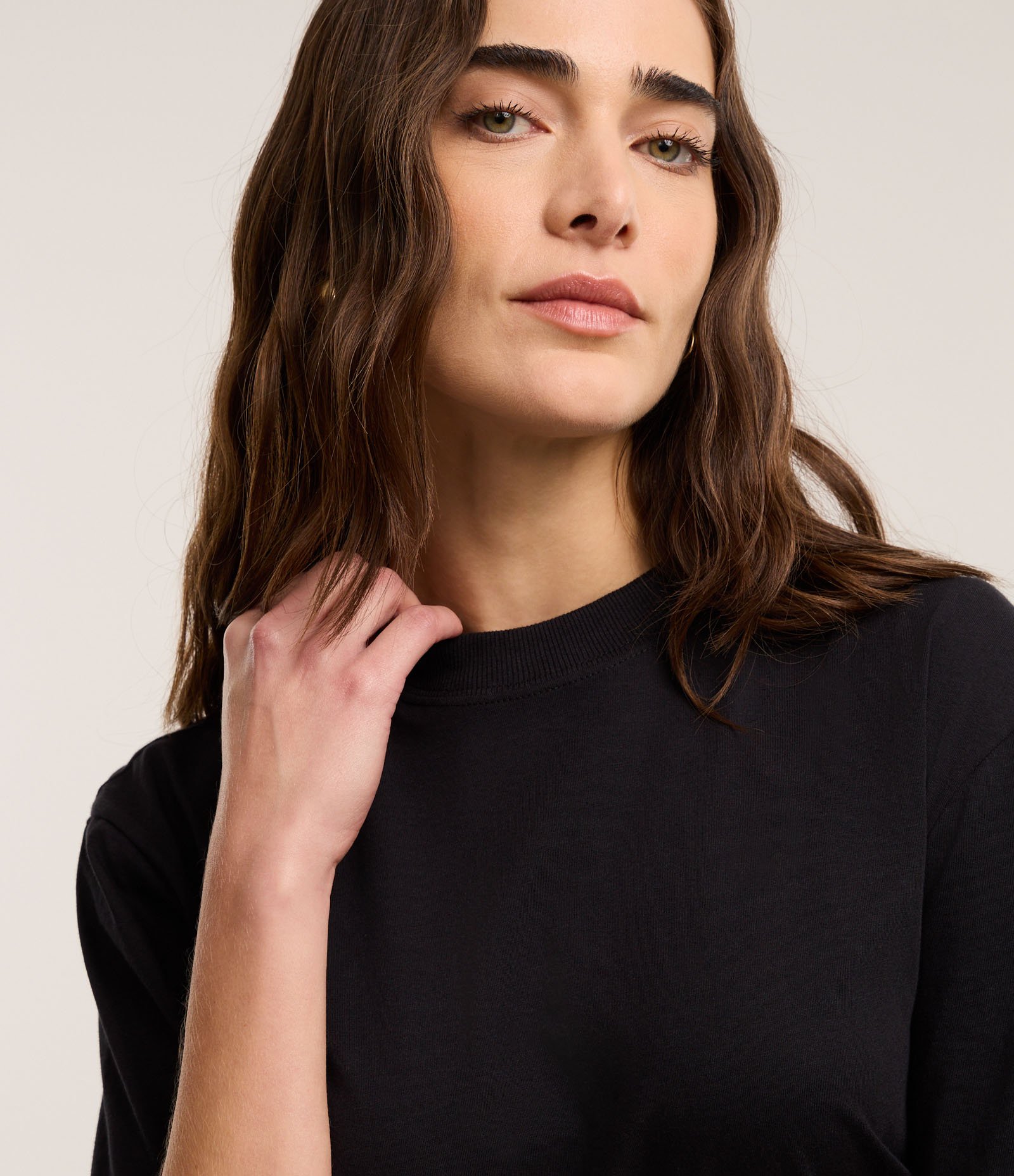 Camiseta em Algodão com Gola Redonda 3