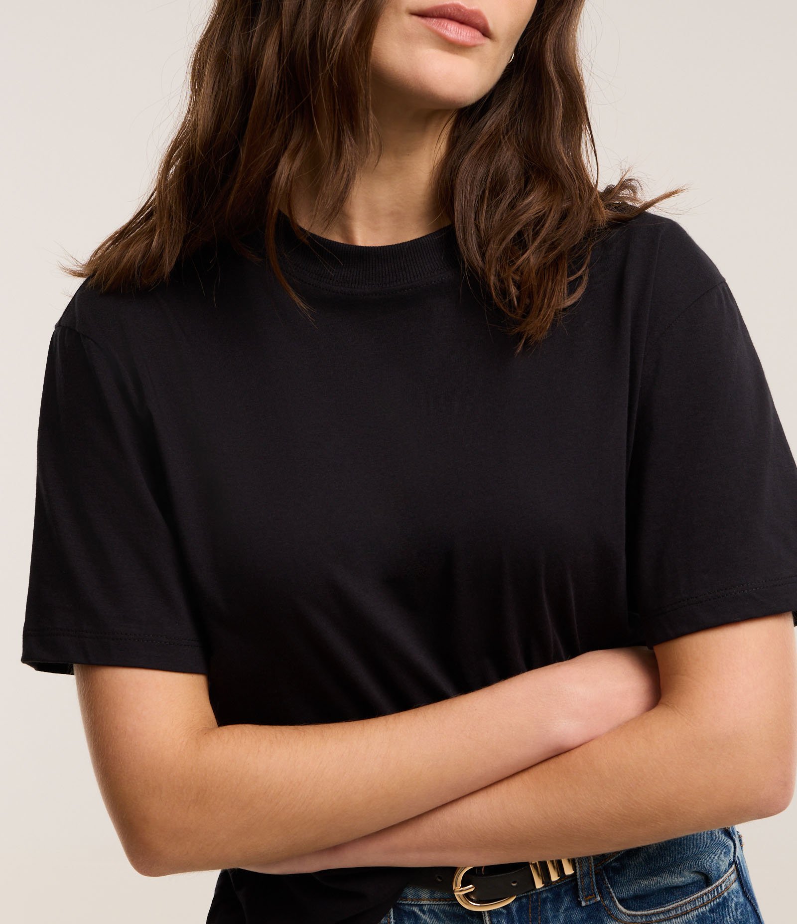 Camiseta em Algodão com Gola Redonda 4