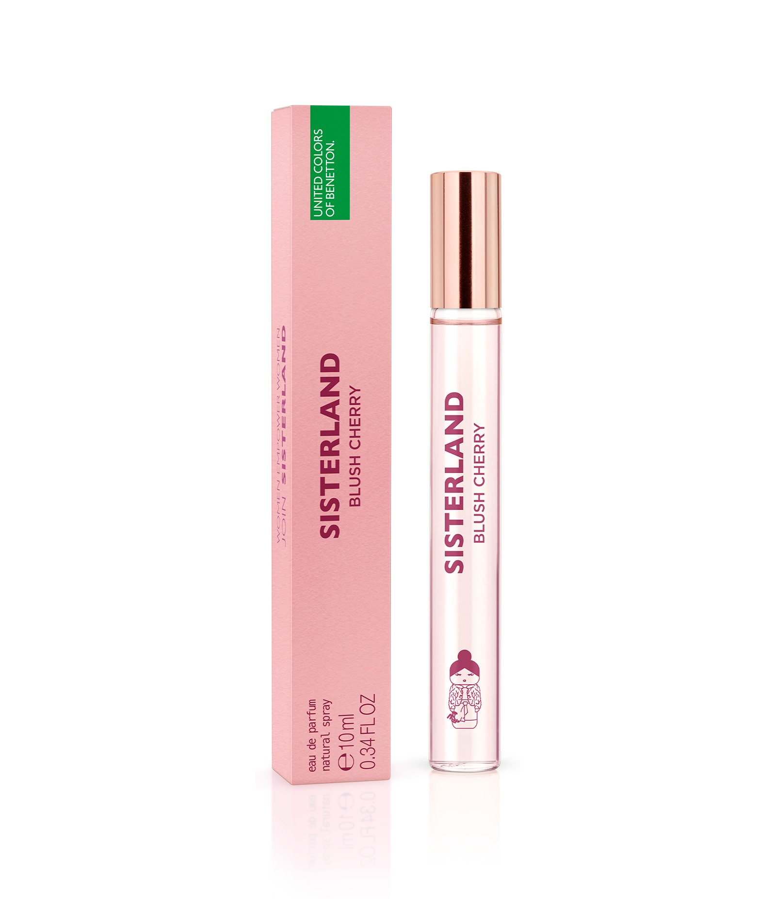 Brinde Travel Size Benetton United Colors Sisterland Blush Cherry Eau de Parfum 10 ml U 1