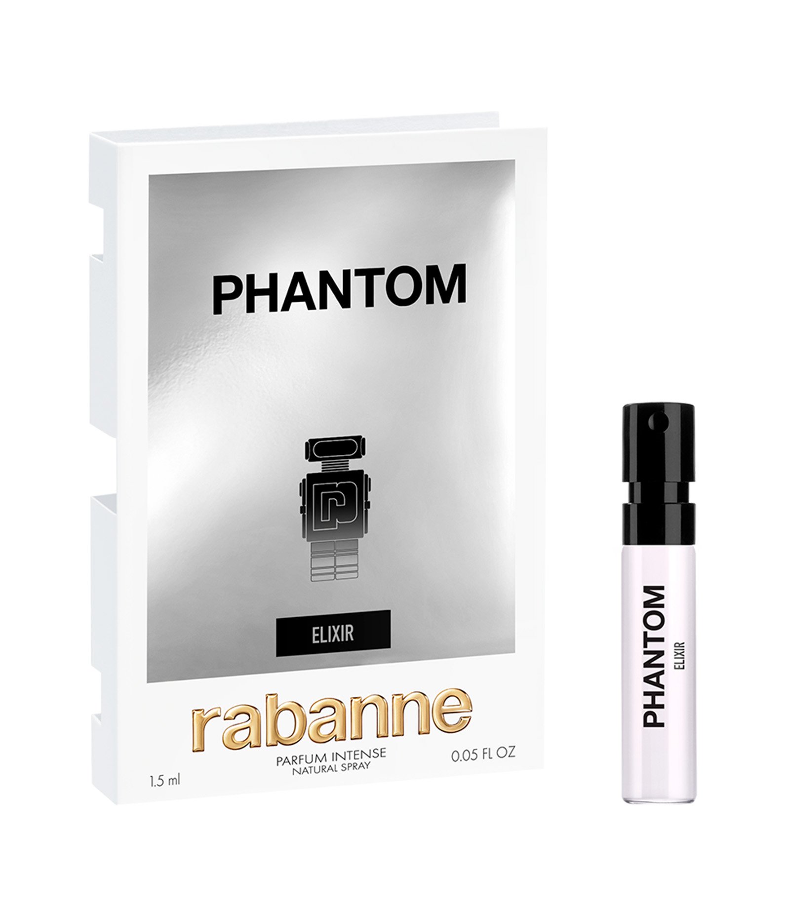 Brinde Amostra Rabanne Phantom Elixir Parfum Intense 1 5ml U 1