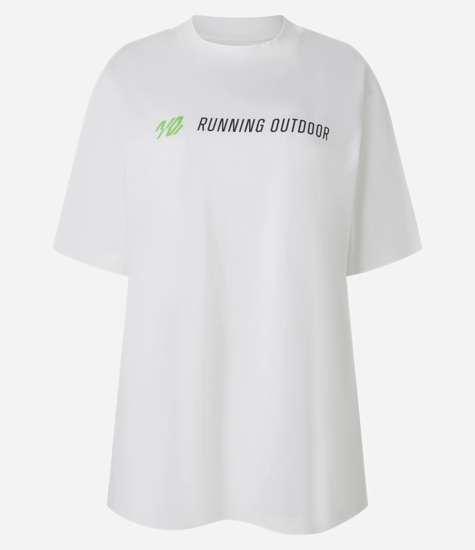Camiseta Alongada em Algodão com Estampa em Lettering Branco 2
