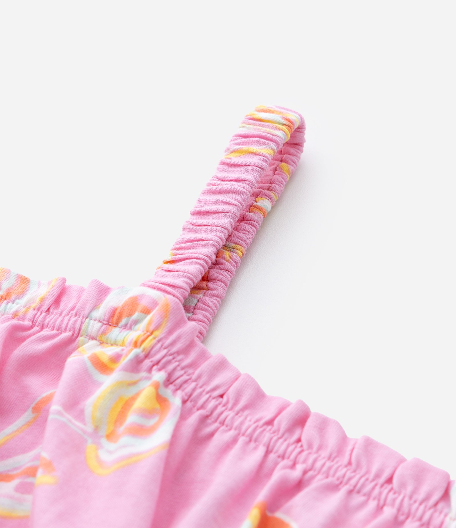 Vestido Infantil com Estampa de Cerejas - Tam 5 a 14 Anos Rosa 4