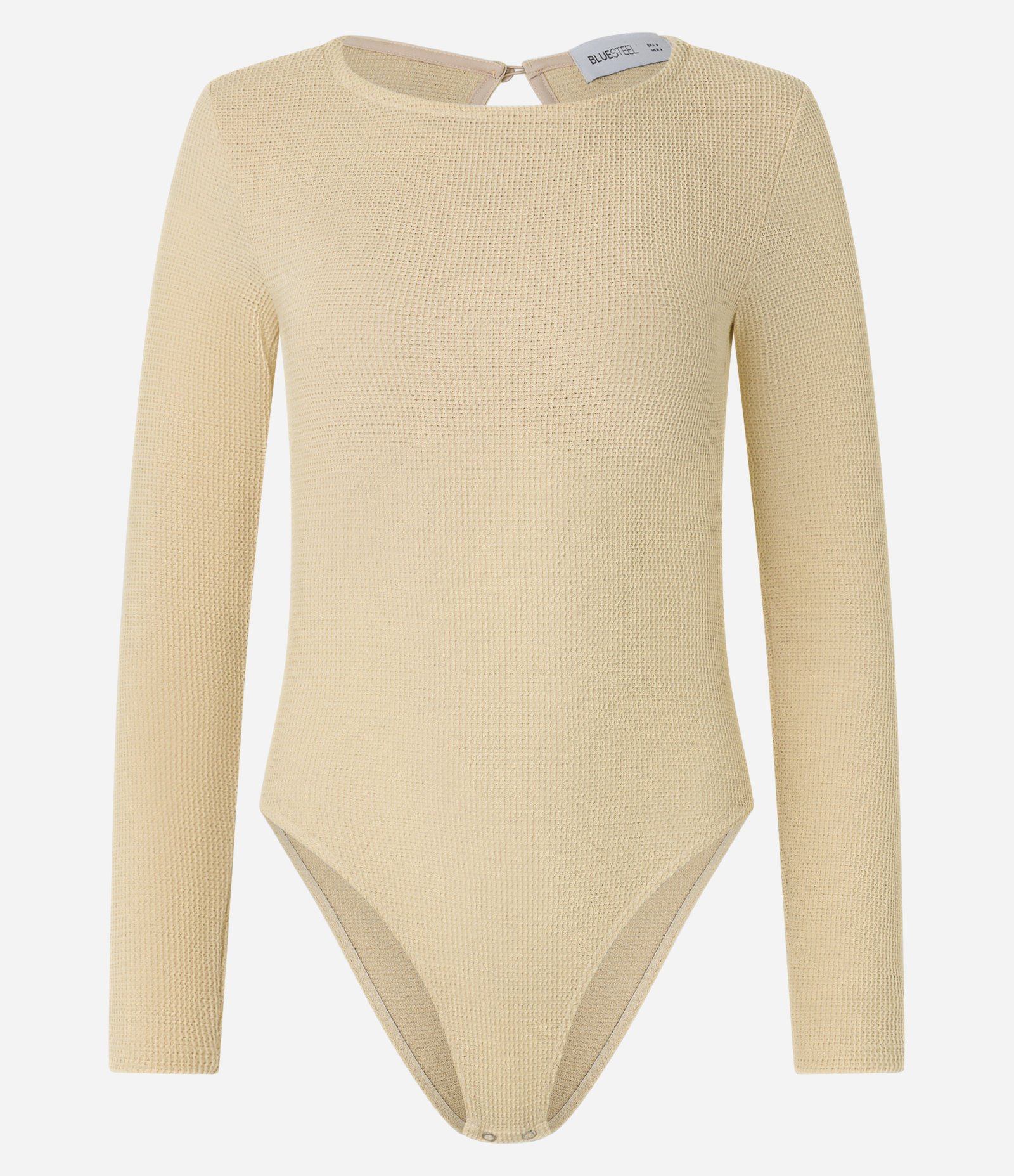 Body Texturizado com Abertura nas Costas Bege 4
