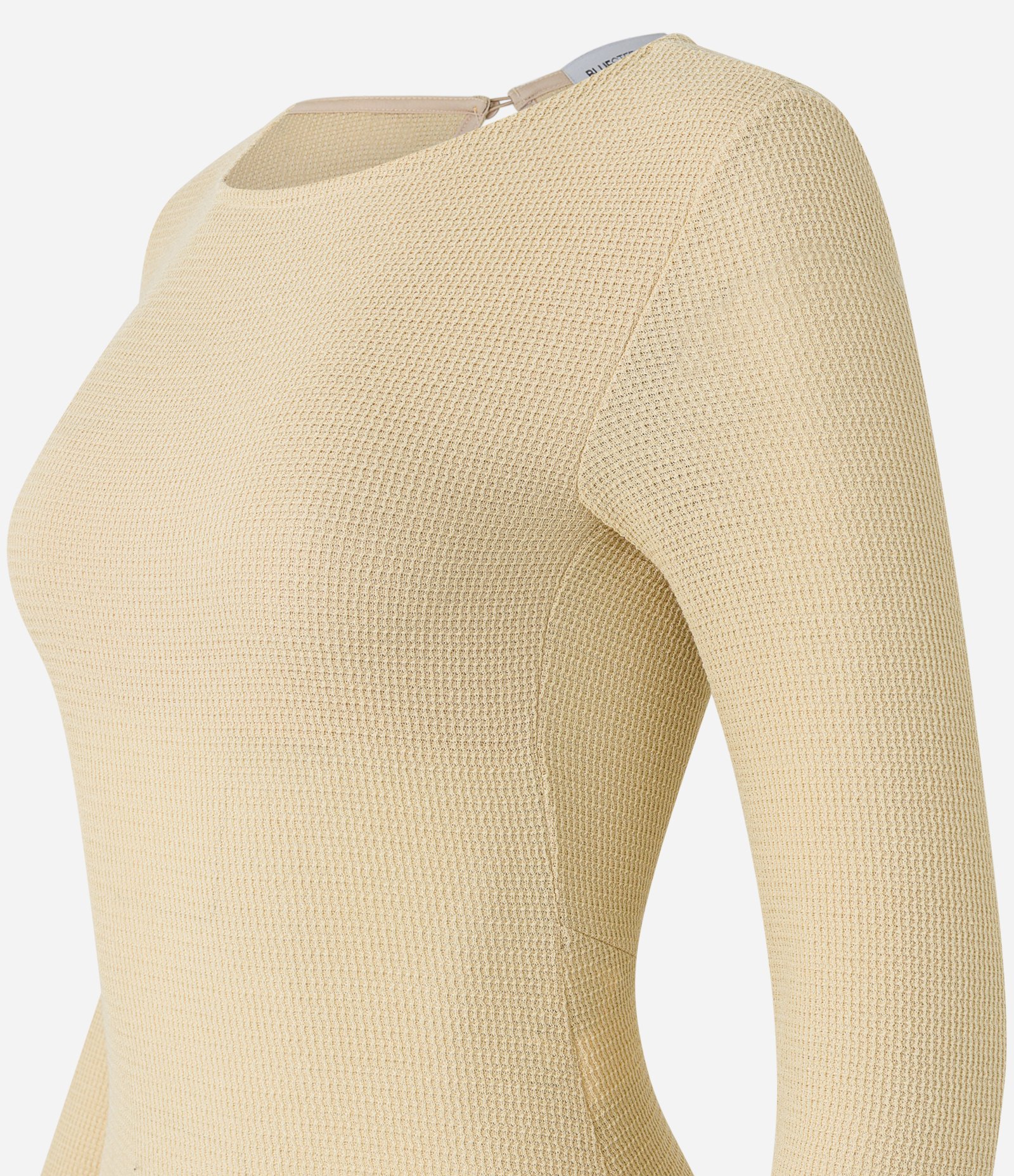 Body Texturizado com Abertura nas Costas Bege 5