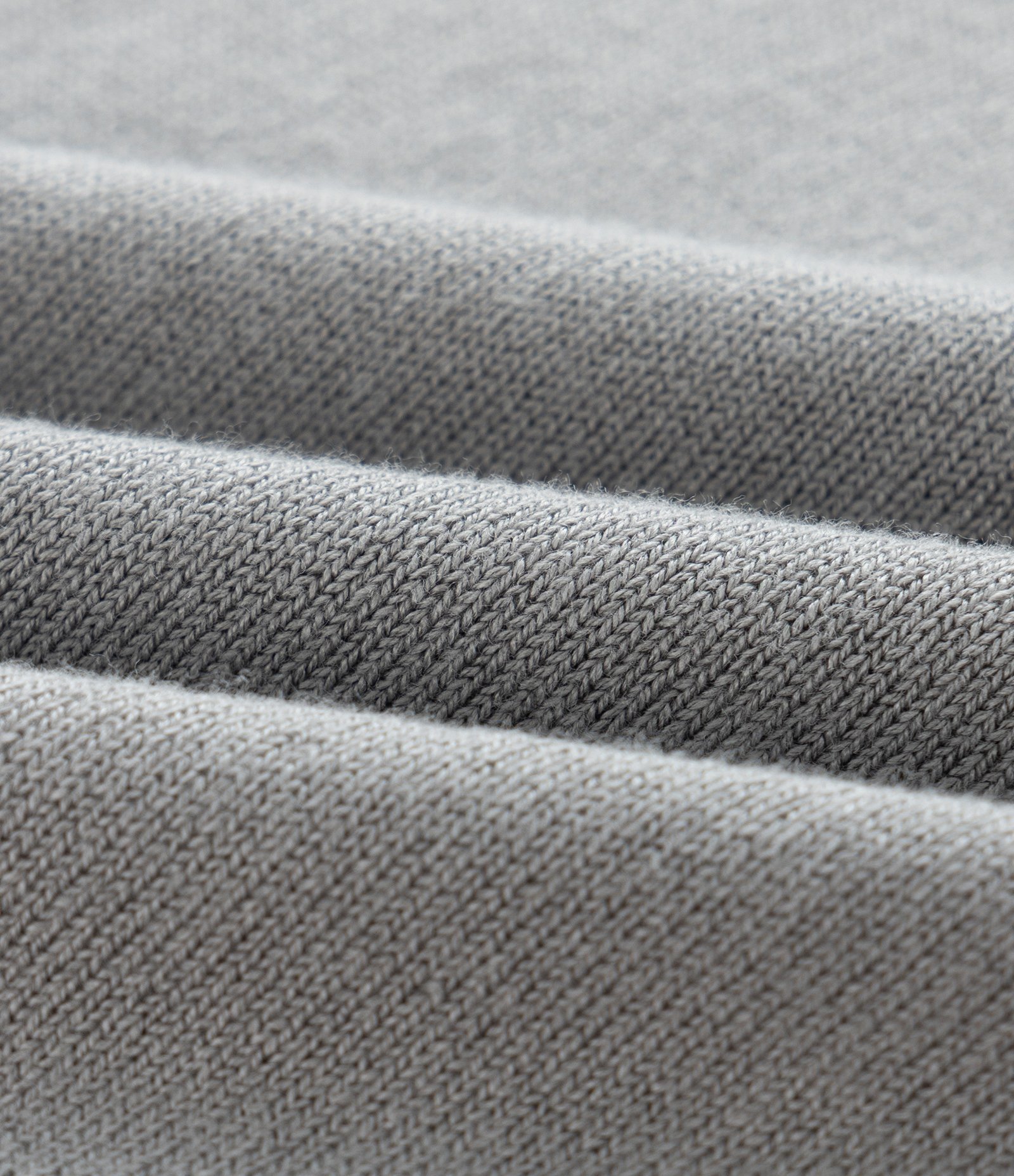 Polo Manga Curta em Tricô Texturizado Cinza 7