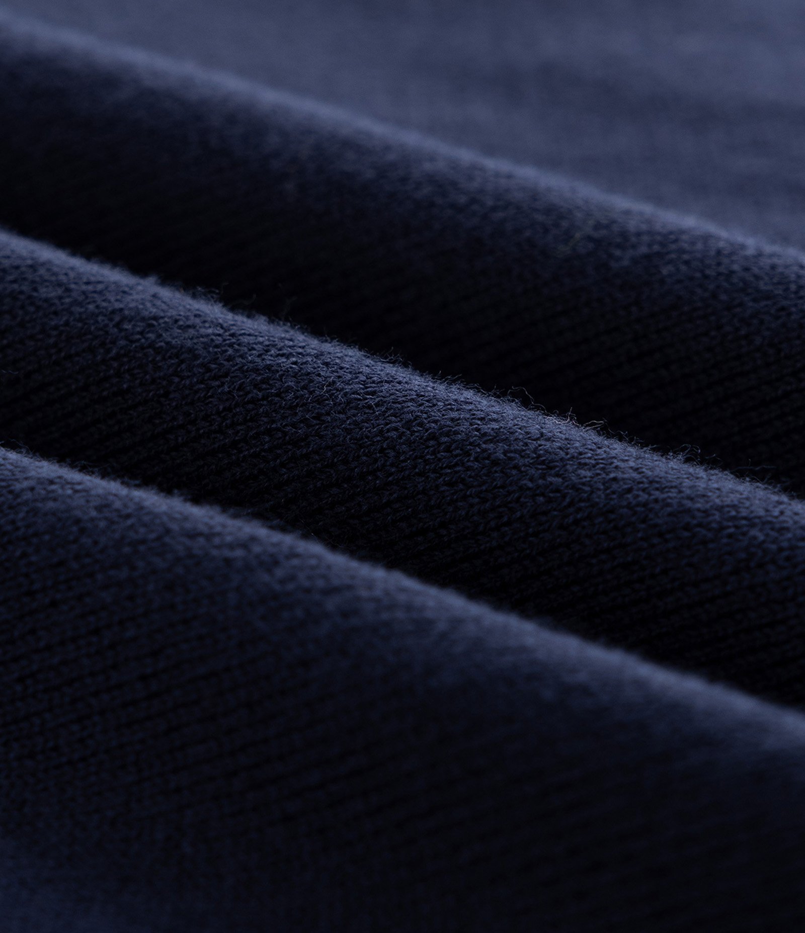 Polo Manga Curta em Tricô Texturizado Azul 3