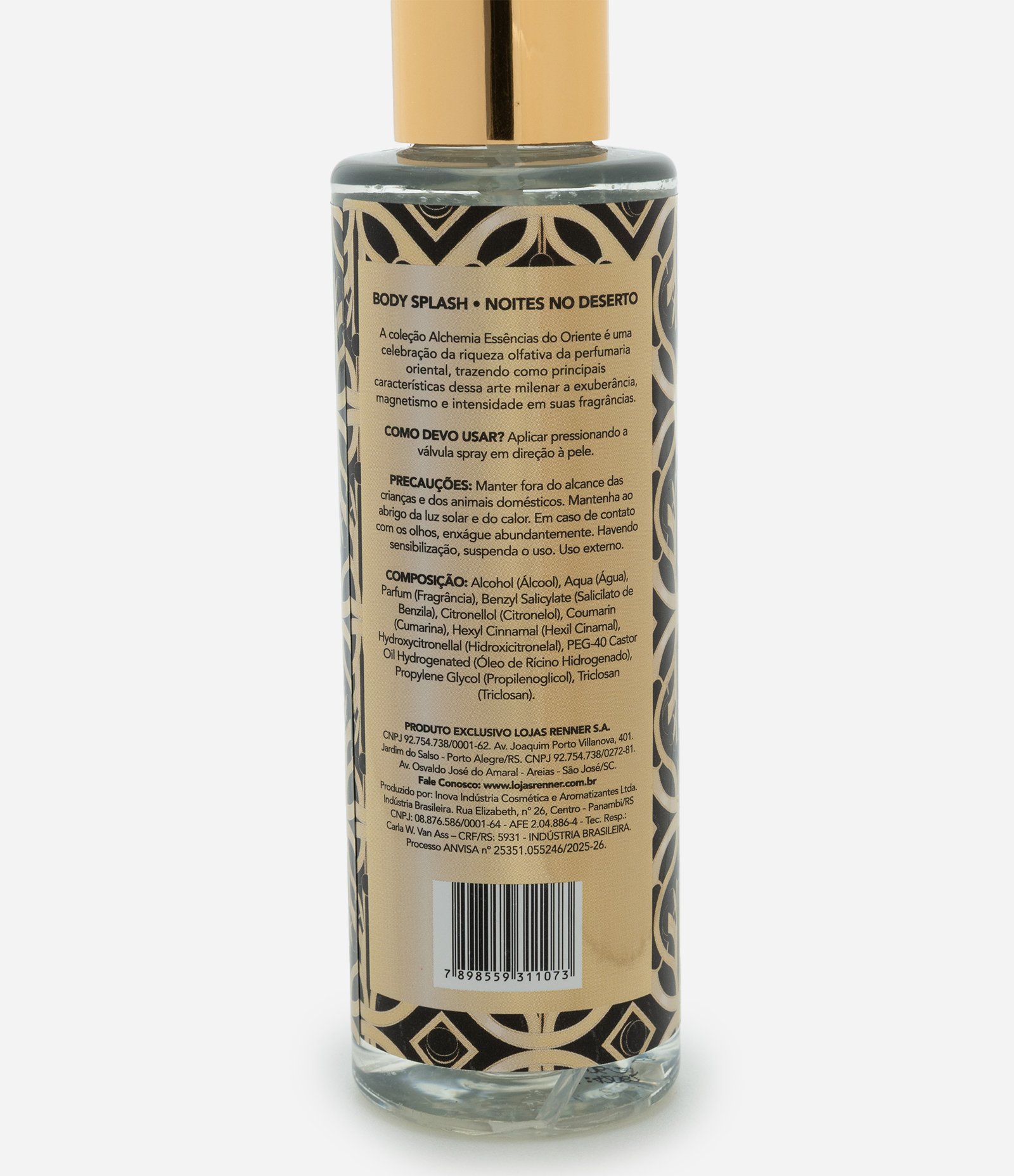 Body Splash Desodorante Corporal Noites no Deserto Alchemia 200ml 2