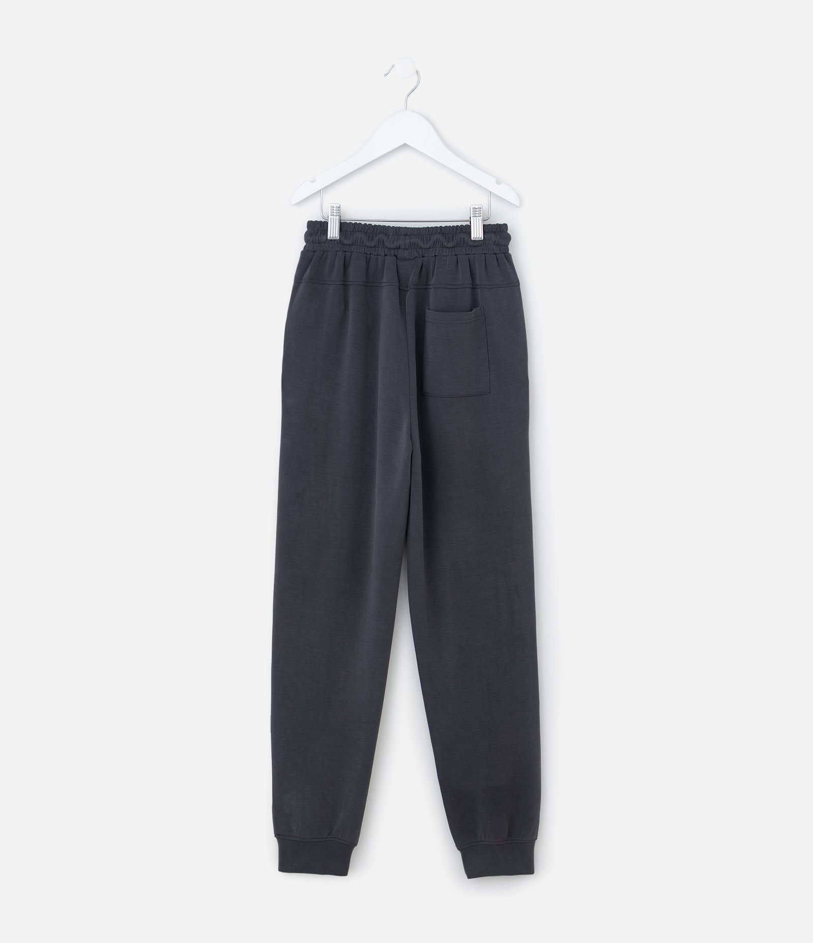 Calça Infantil em Moletom com Bolso - Tam 5 a 14 Anos Cinza 2