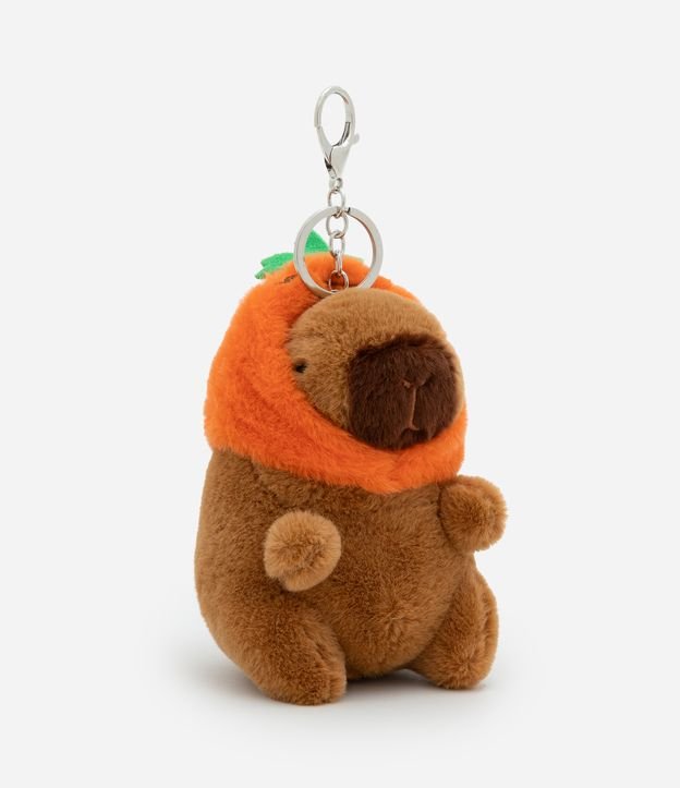 Chaveiro Infantil com Pelúcia de Capivara - Tam Único