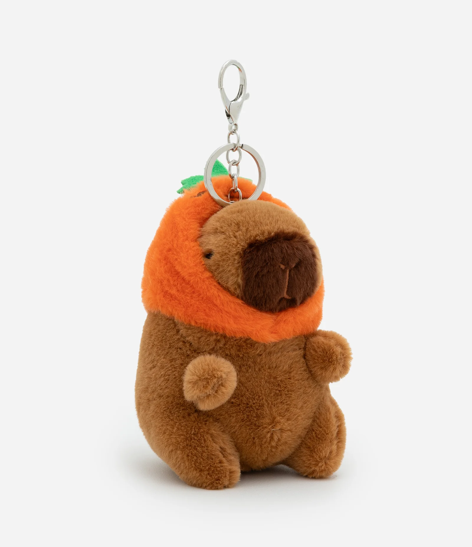 Chaveiro Infantil com Pelúcia de Capivara - Tam Único Marrom 1