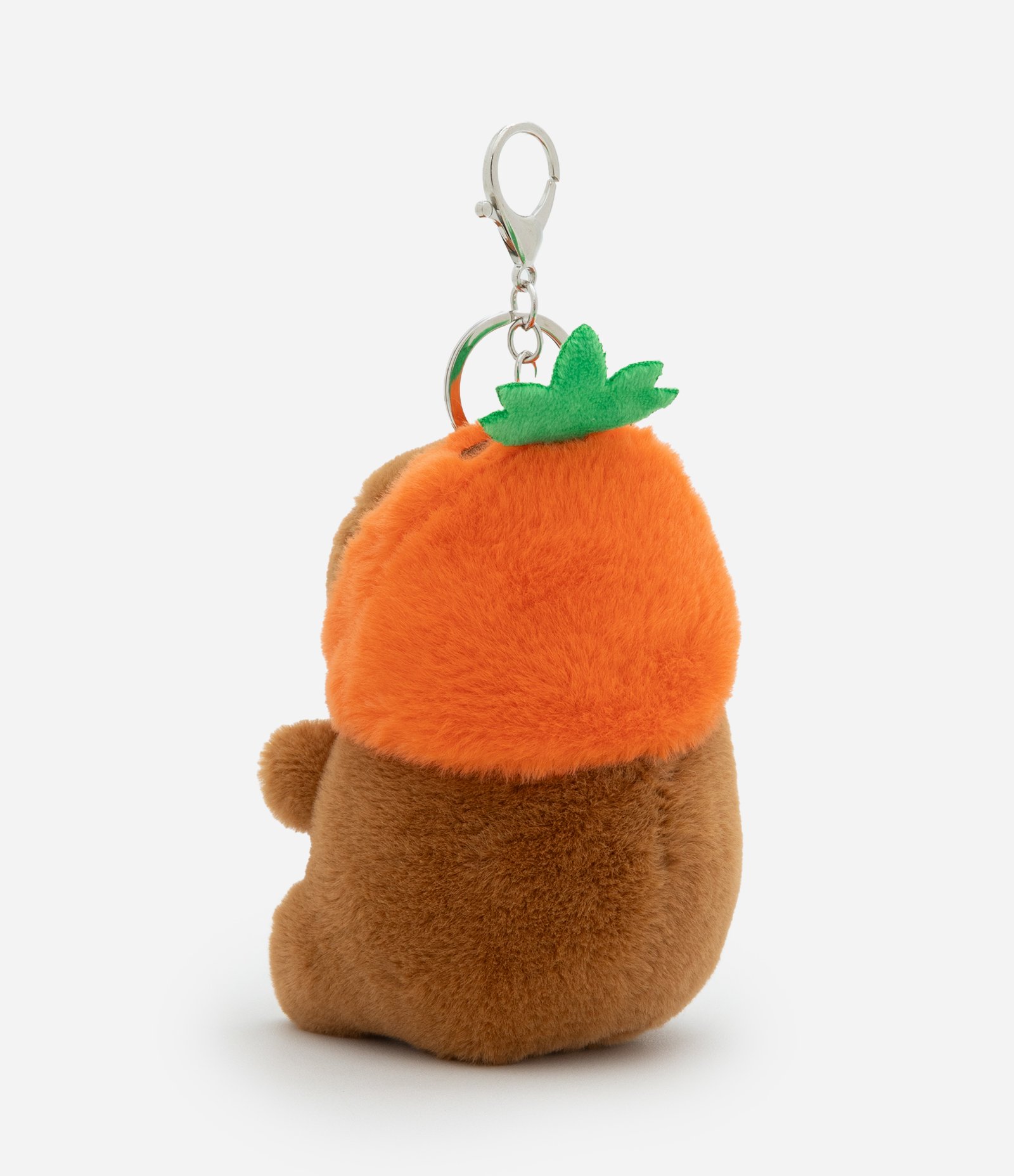 Chaveiro Infantil com Pelúcia de Capivara - Tam Único Marrom 2