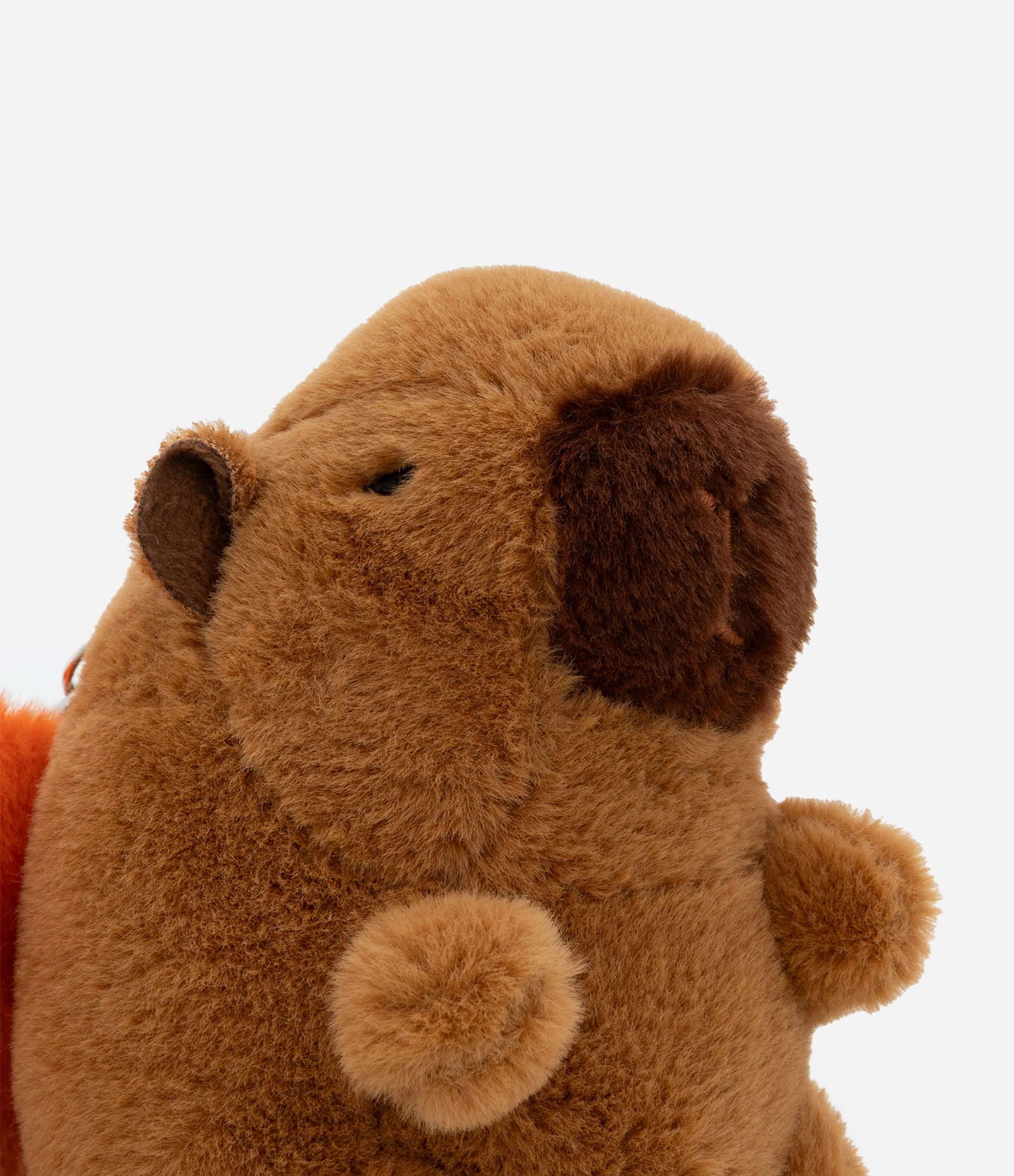 Chaveiro Infantil com Pelúcia de Capivara - Tam Único Marrom 3
