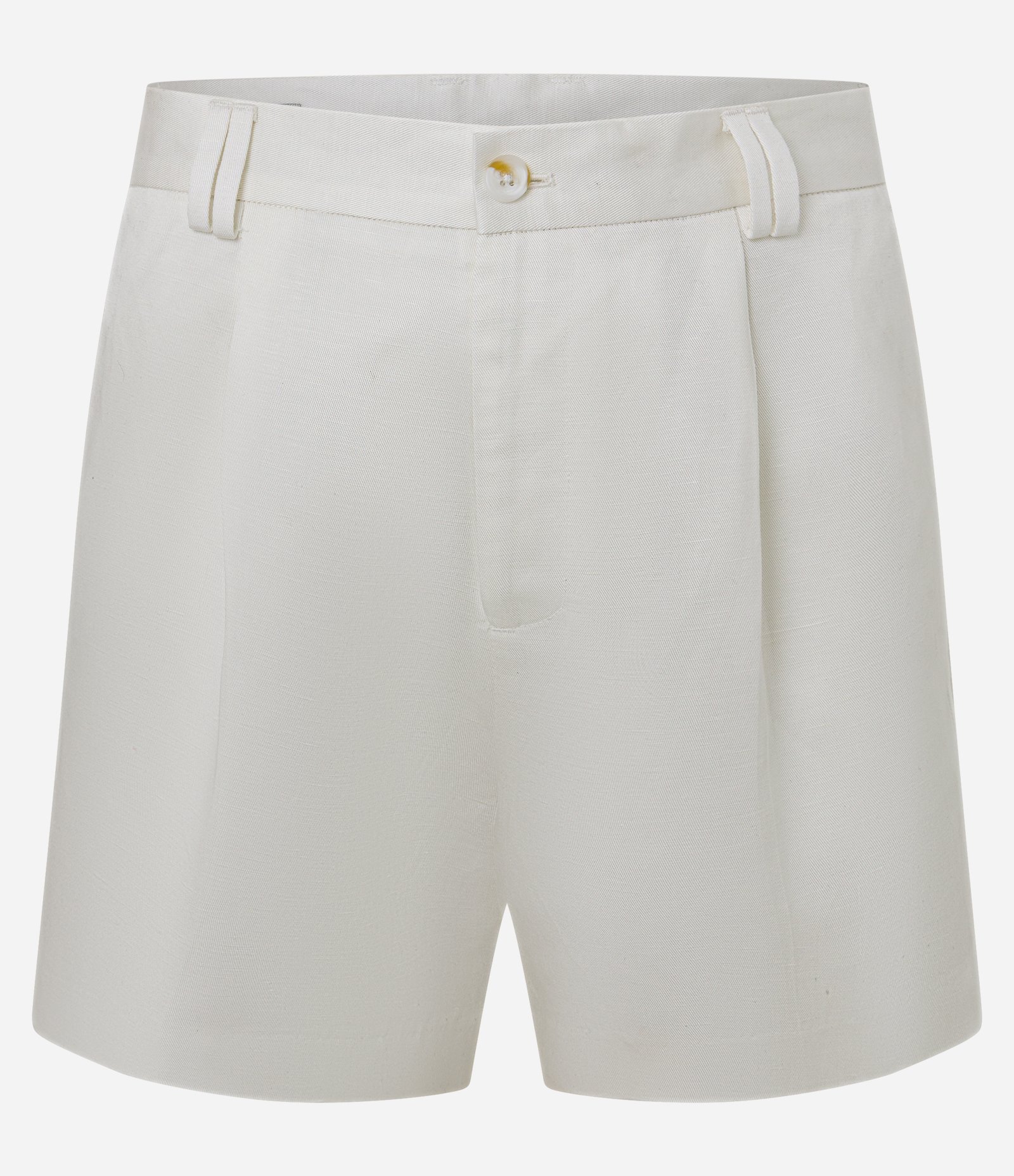 Bermuda Alfaiatada em Liocel com Linho Branco 6