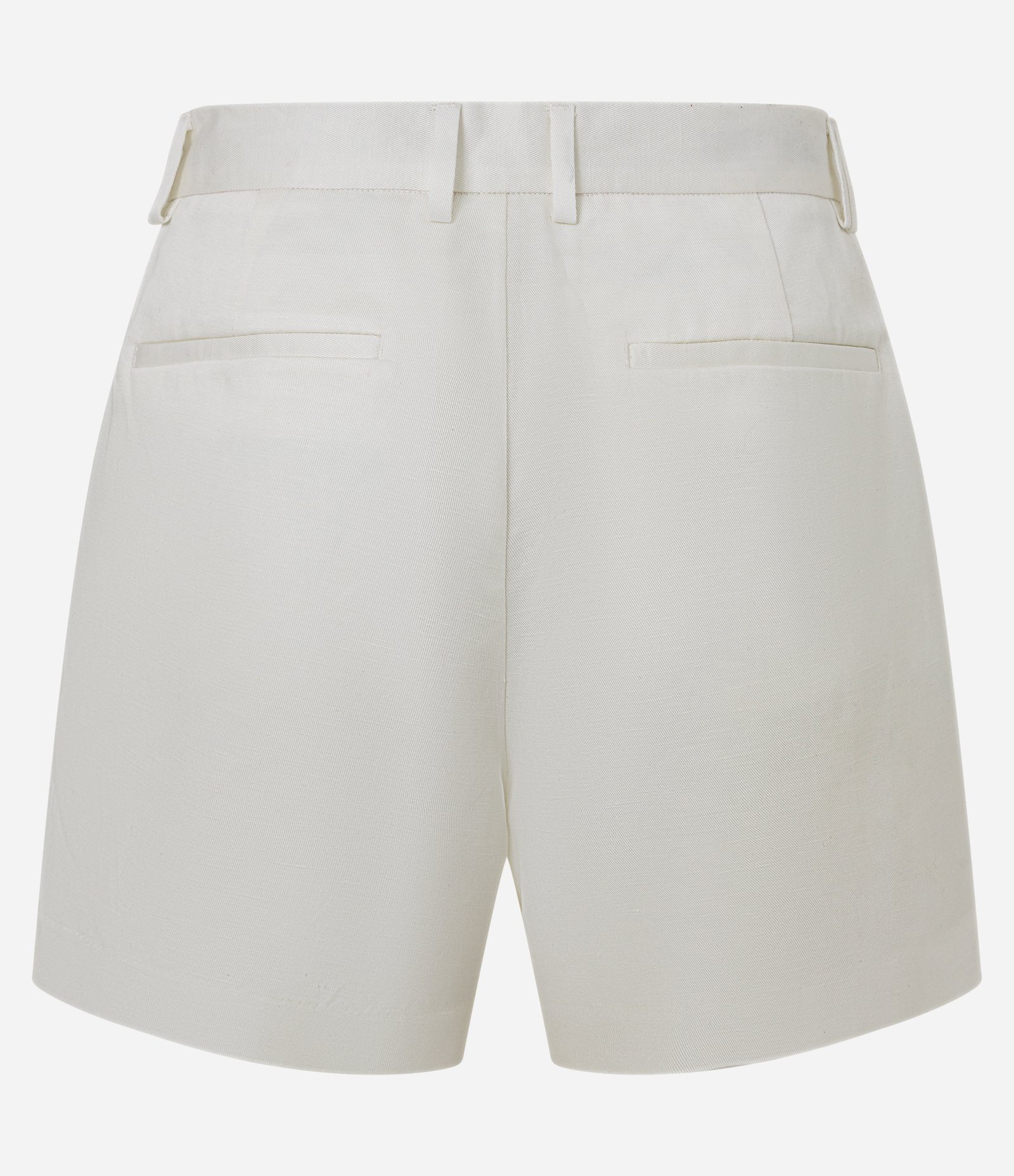 Bermuda Alfaiatada em Liocel com Linho Branco 7