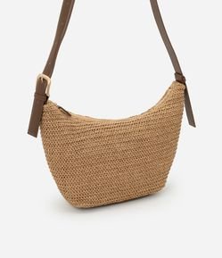 Bolsa Hobo Média com Efeito Ráfia e Alça Regulável
Boho Romântico