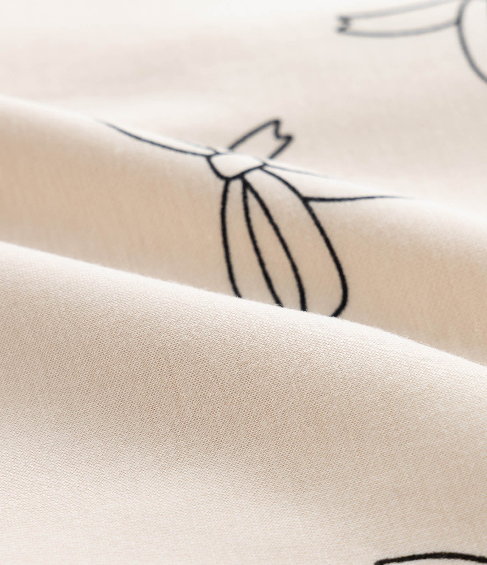 Jaqueta Infantil em  Moletinho com Estampa de Laços - Tam 1 a 6 Anos Bege 4