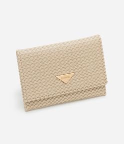 Carteira Envelope Pequena com Efeito Tressê Boho Romântico