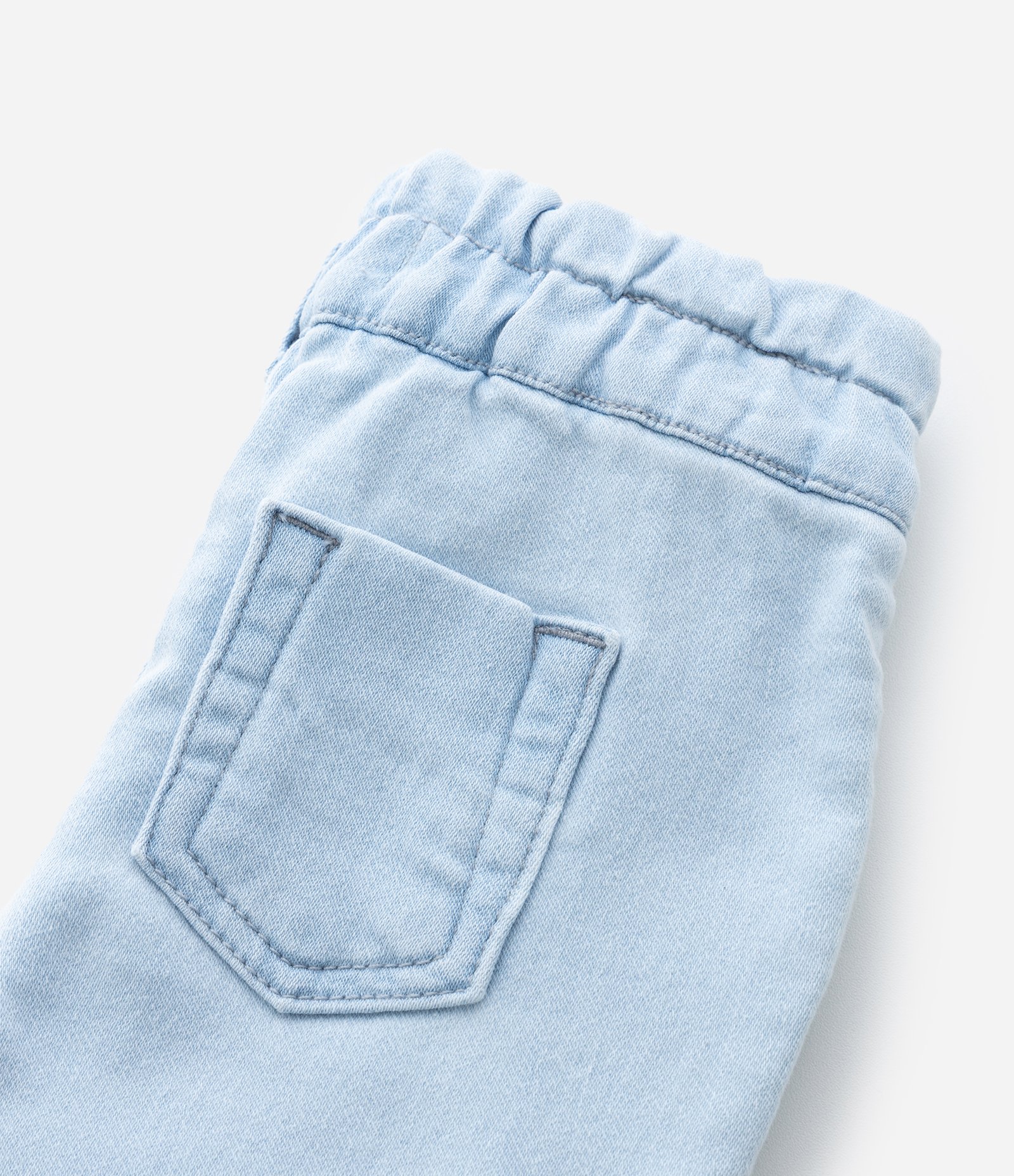 Short Clochard Infantil em Jeans - Tam 3 a 18 Meses Azul 4