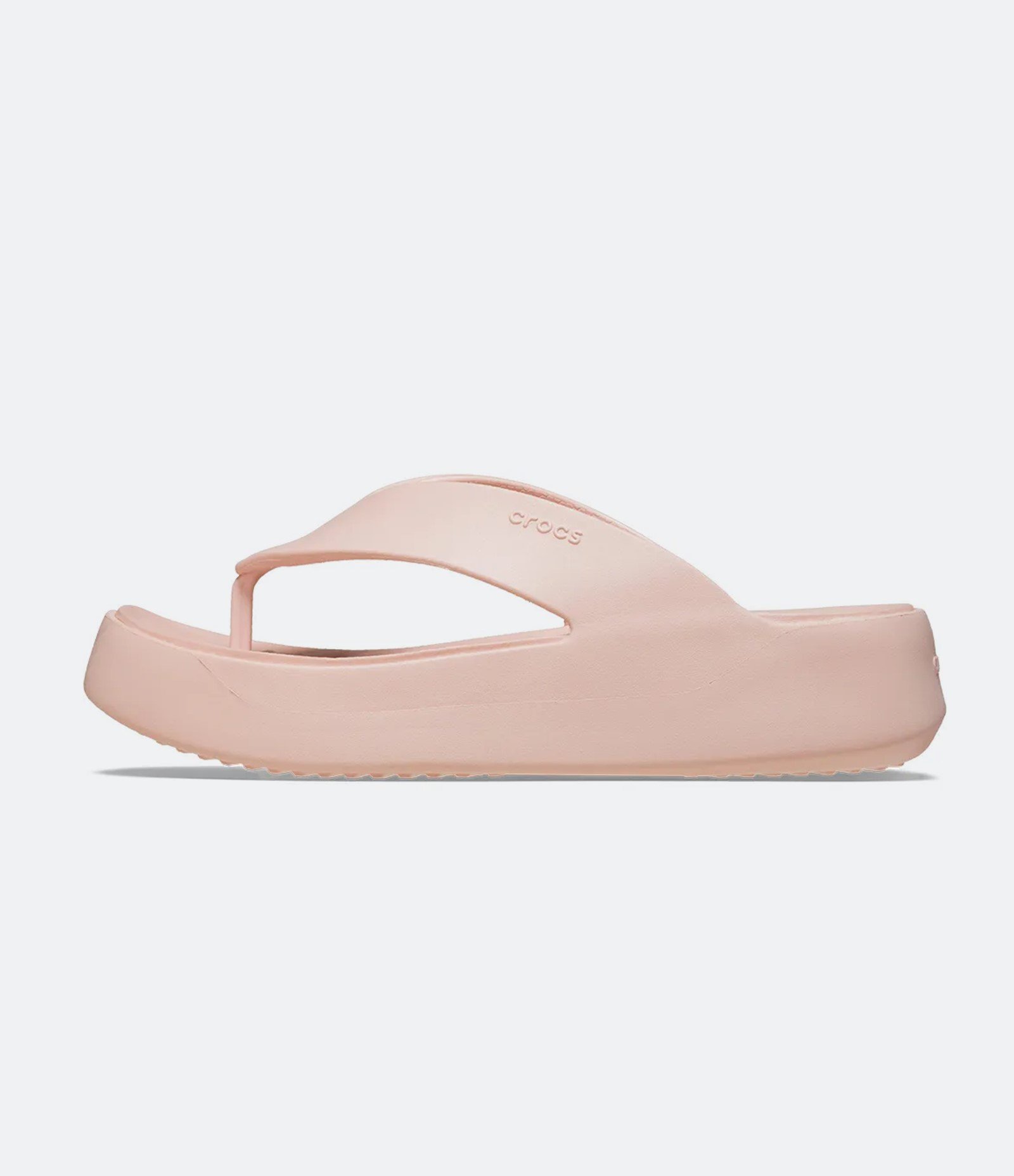 Chinelo Crocs com Tira Larga Bege 3