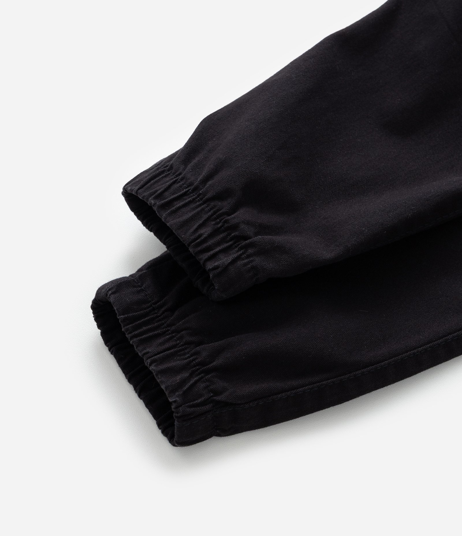Calça Jogger Infantil em Sarja Básica - Tam 1 a 6 anos Preto 4